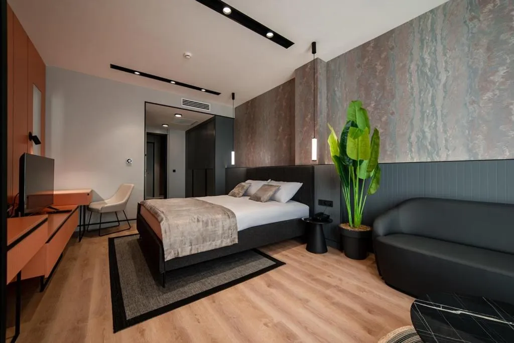 Bed in Dostyk Business Hotel