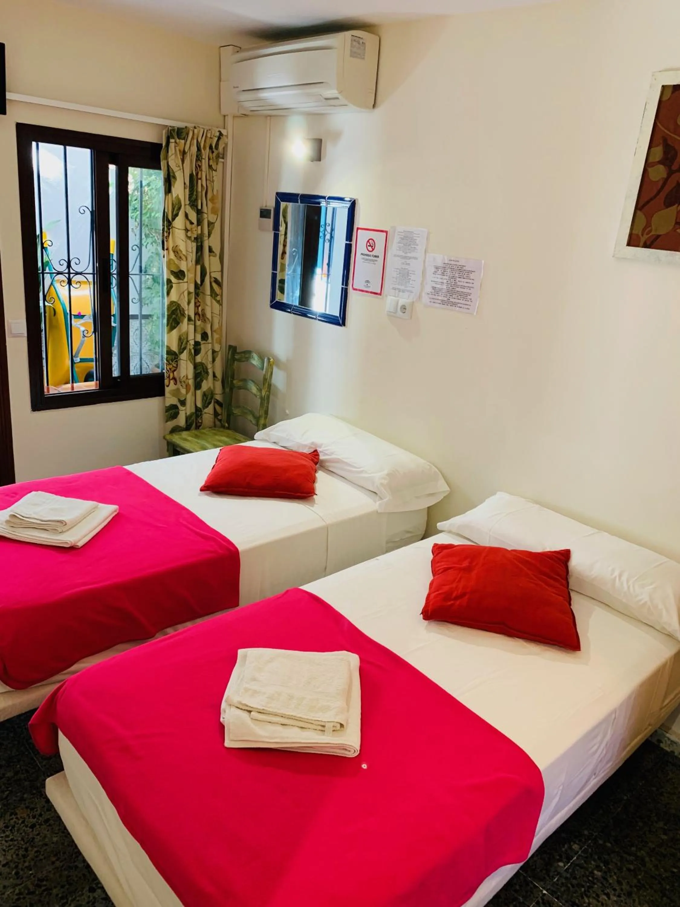 Bed in Pensión Aduar