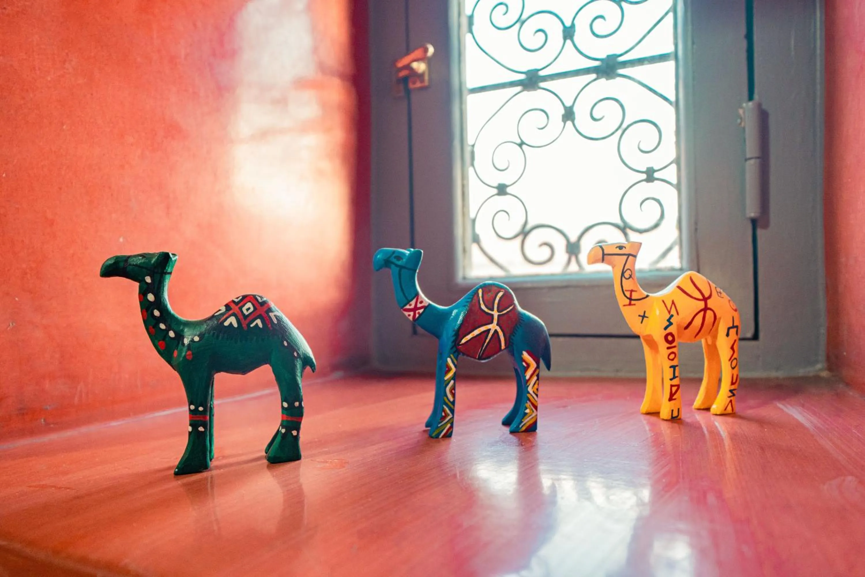 Decorative detail in Riad Azawan