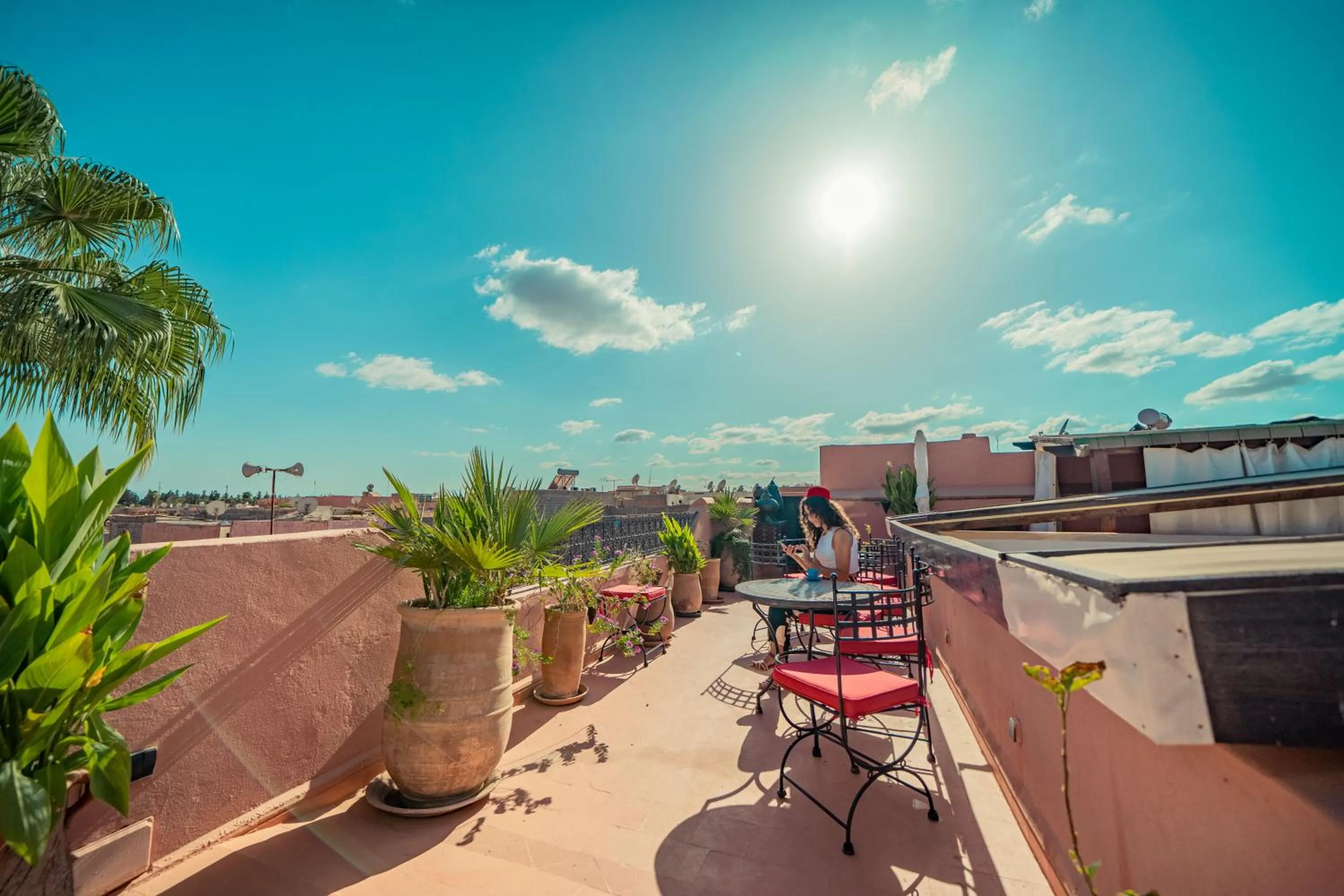 Balcony/Terrace in Riad Azawan