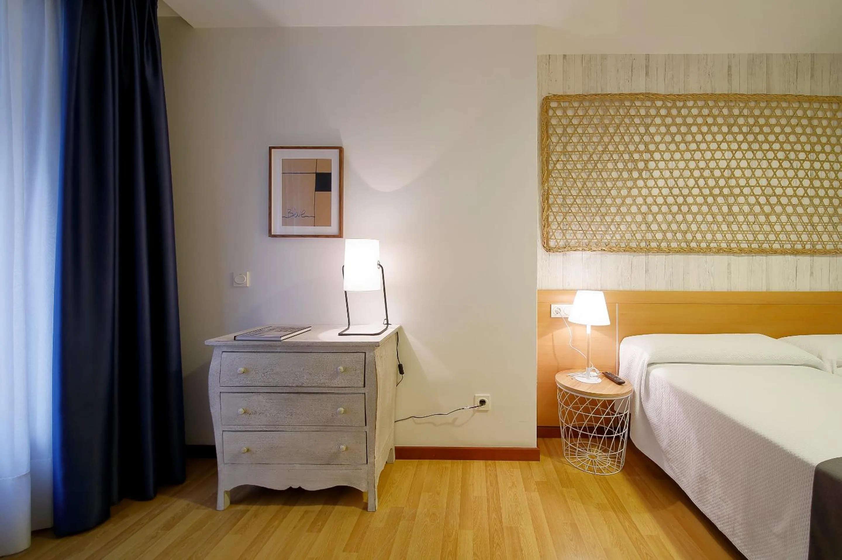 Decorative detail, Bed in Apartamentos Urban Blue, Blue Hotels