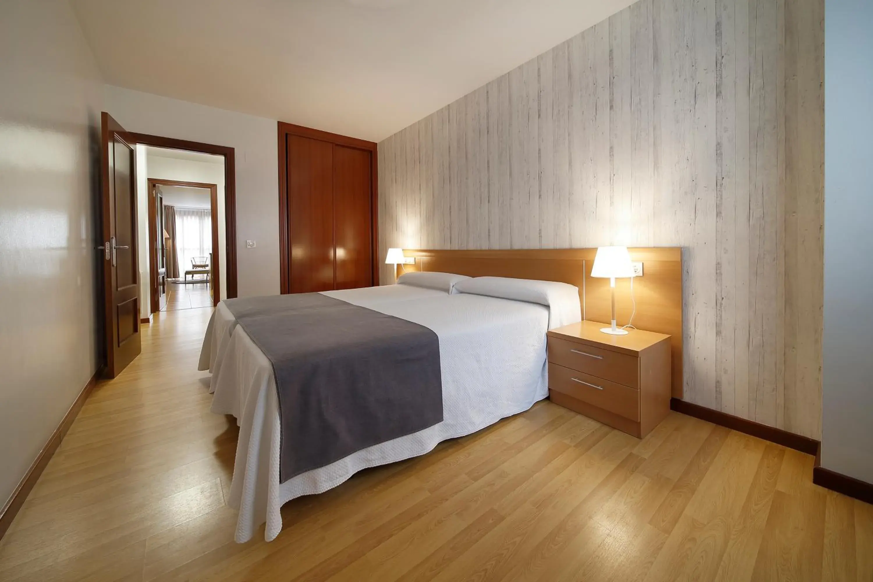 Decorative detail, Bed in Apartamentos Urban Blue, Blue Hotels Decorative detail, Bed in Apartamentos Urban Blue, Blue Hotels