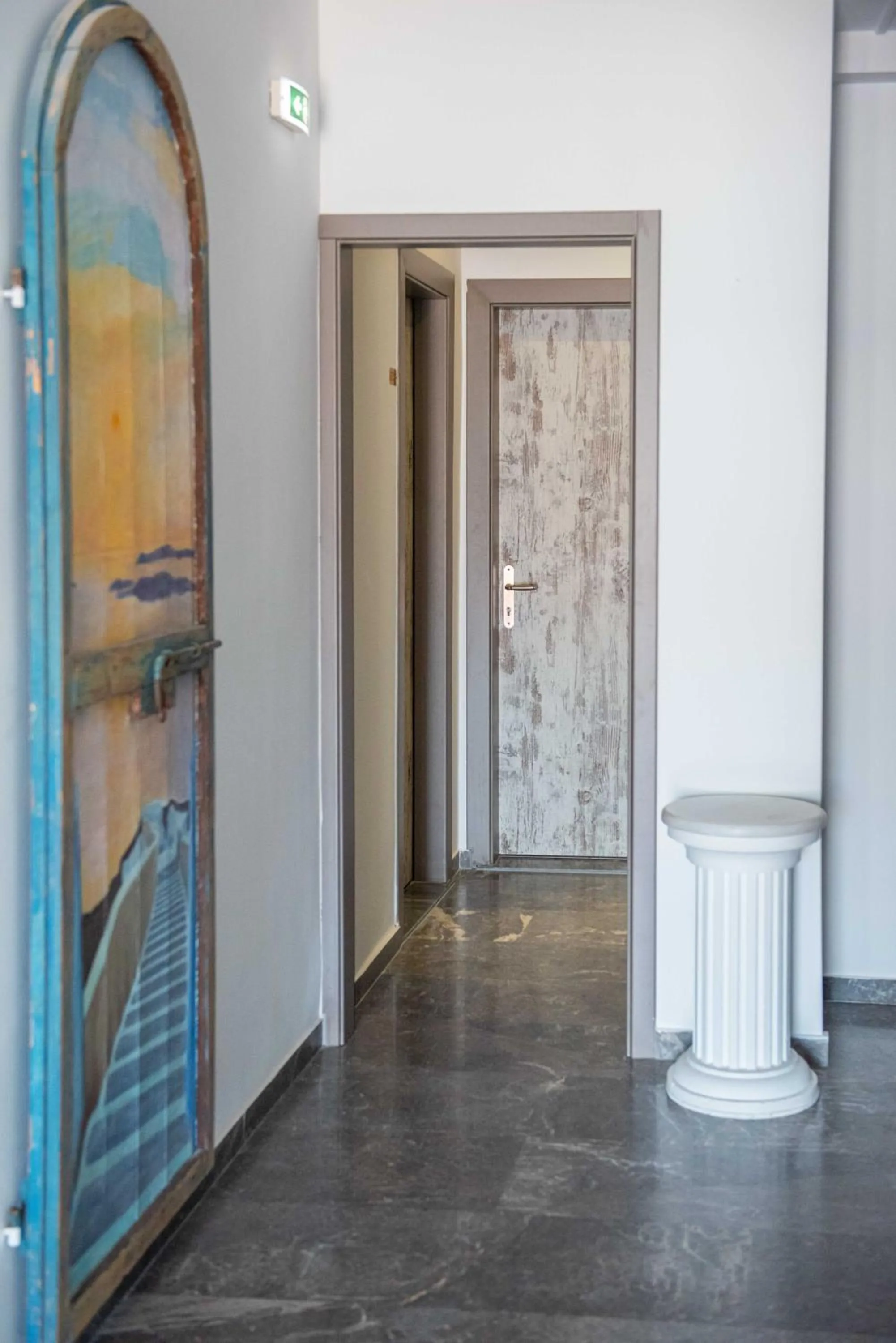 Facade/entrance in Cyclades Hotel