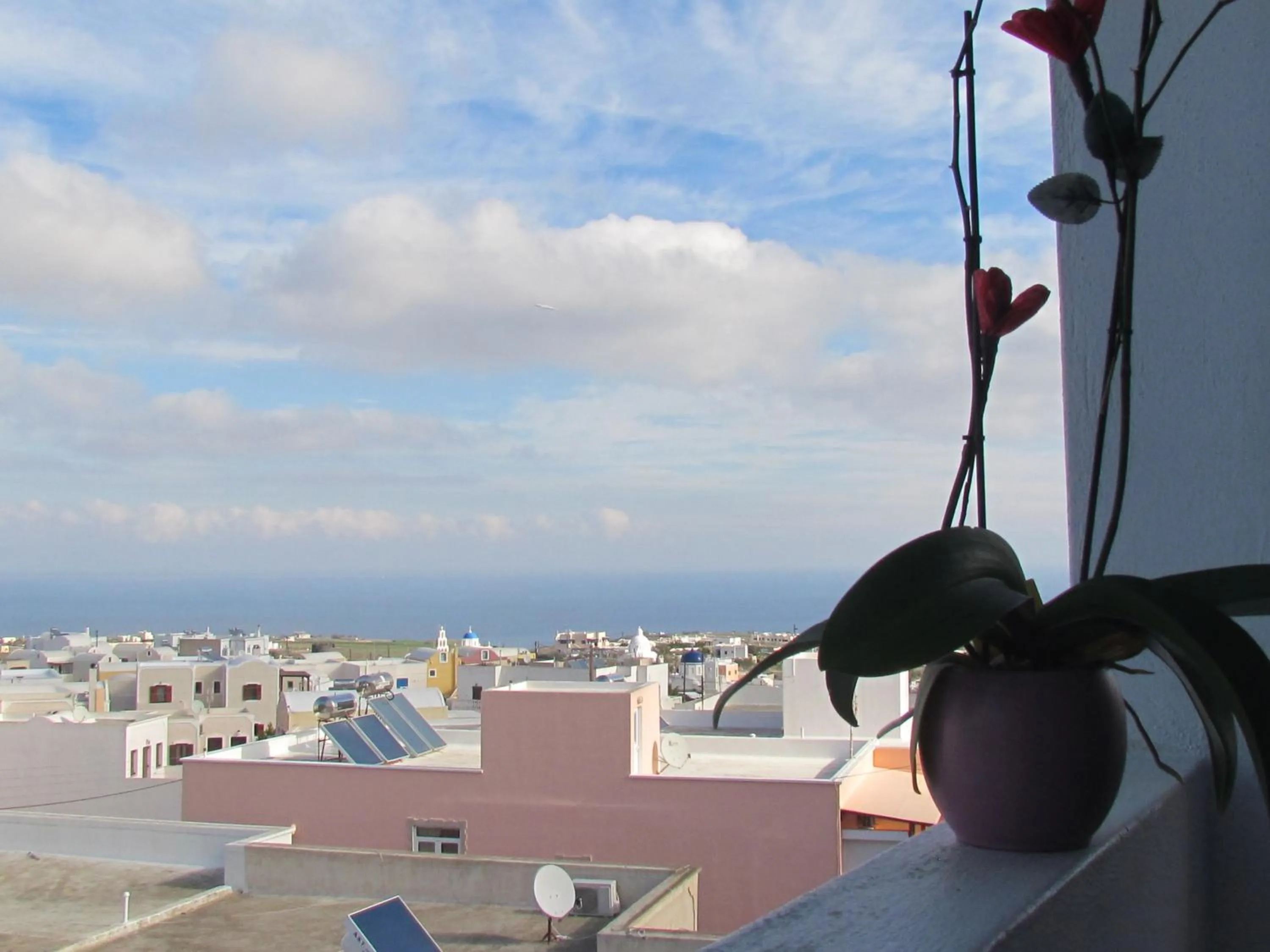 Bird's eye view in Cyclades Hotel