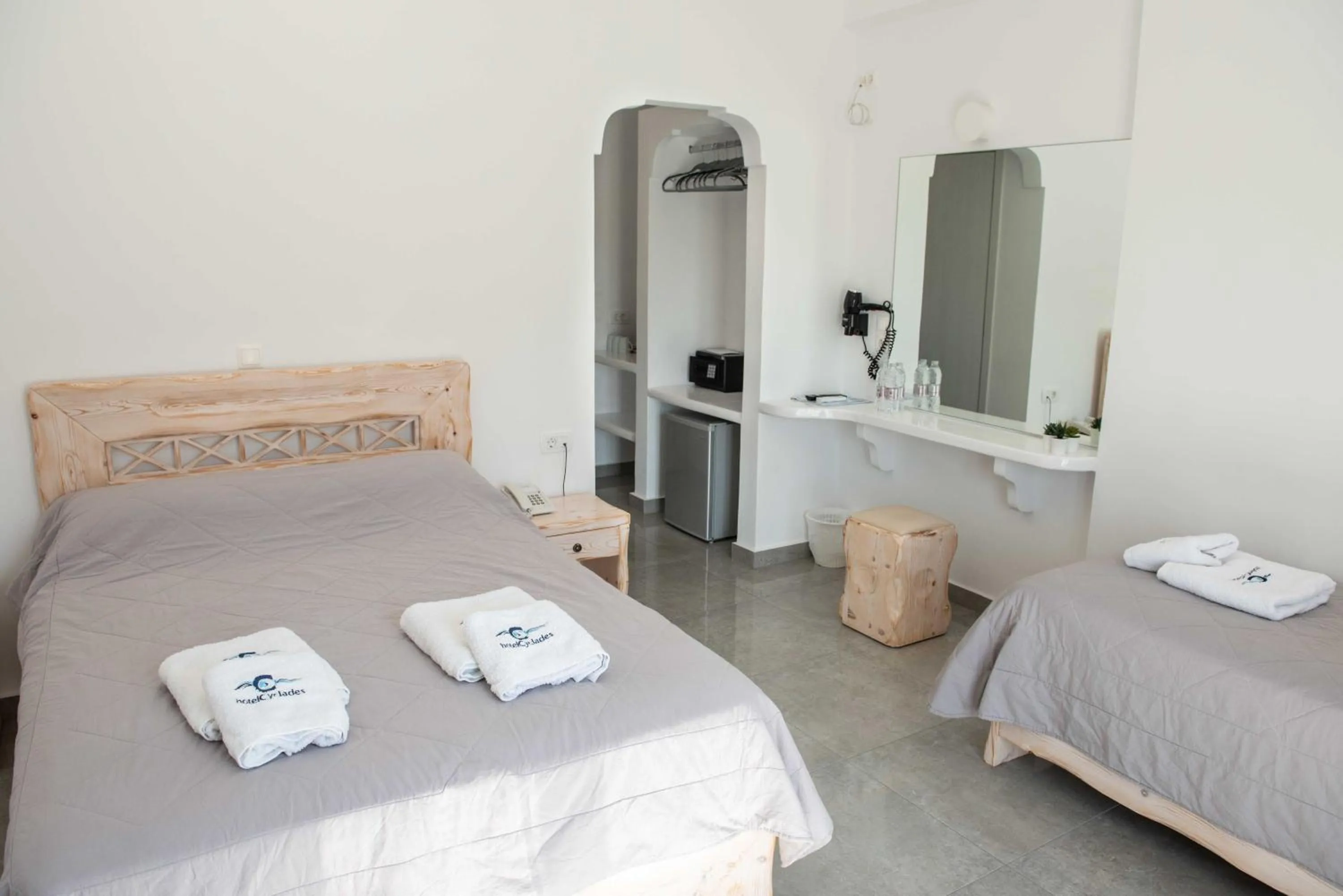 Bedroom in Cyclades Hotel