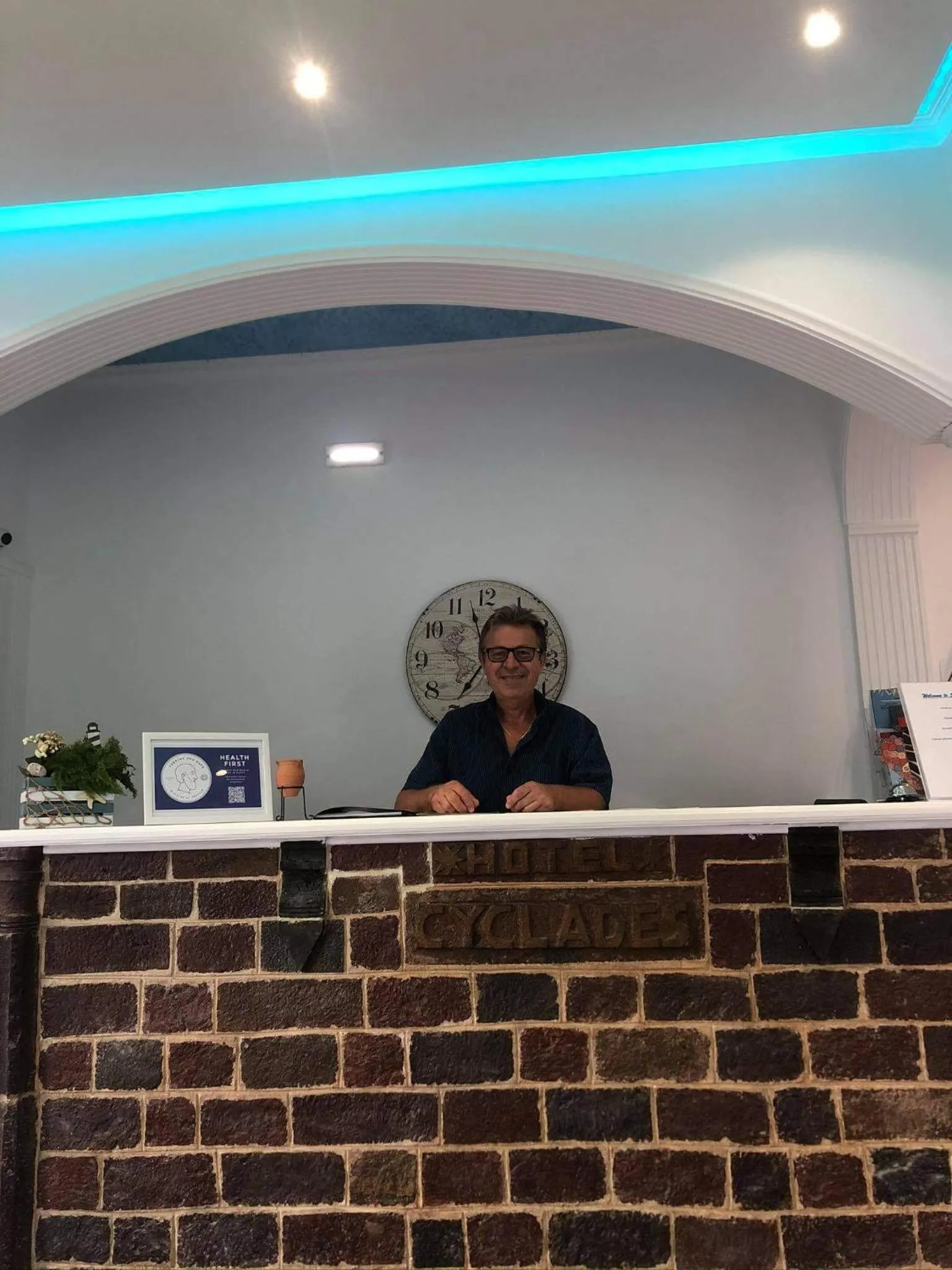 Property building in Cyclades Hotel