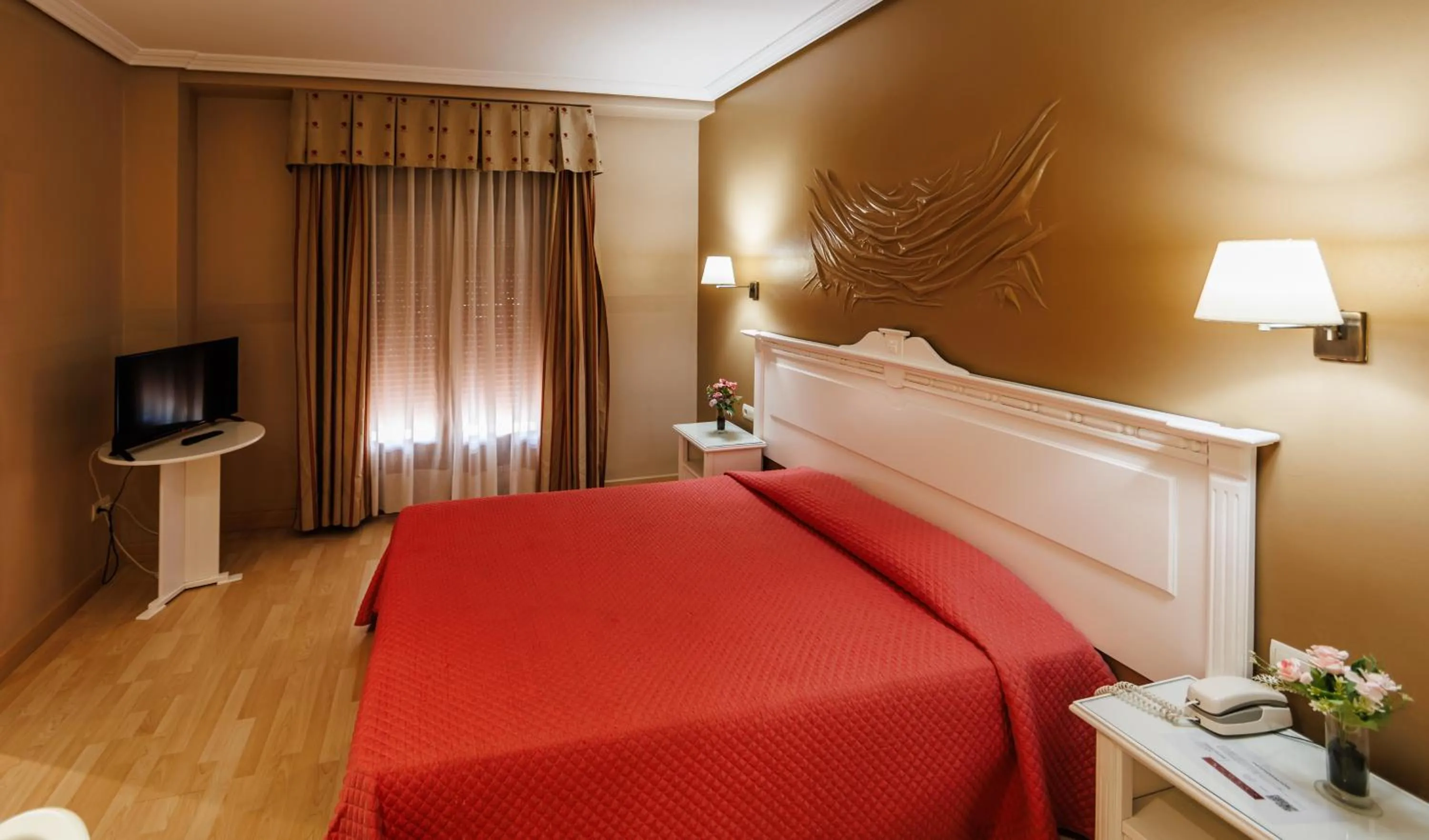 Bed in Hotel Acosta Vetonia