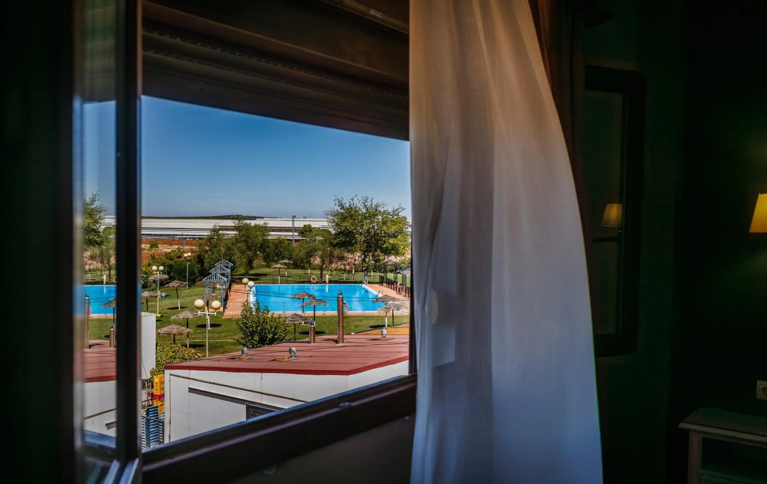 Garden view in Hotel Acosta Vetonia Garden view in Hotel Acosta Vetonia