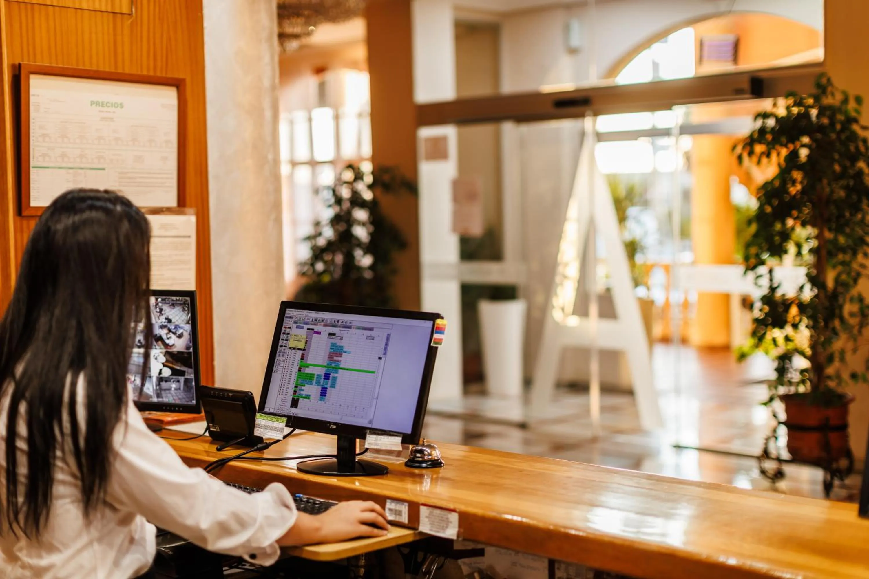 Lobby or reception in Hotel Acosta Vetonia