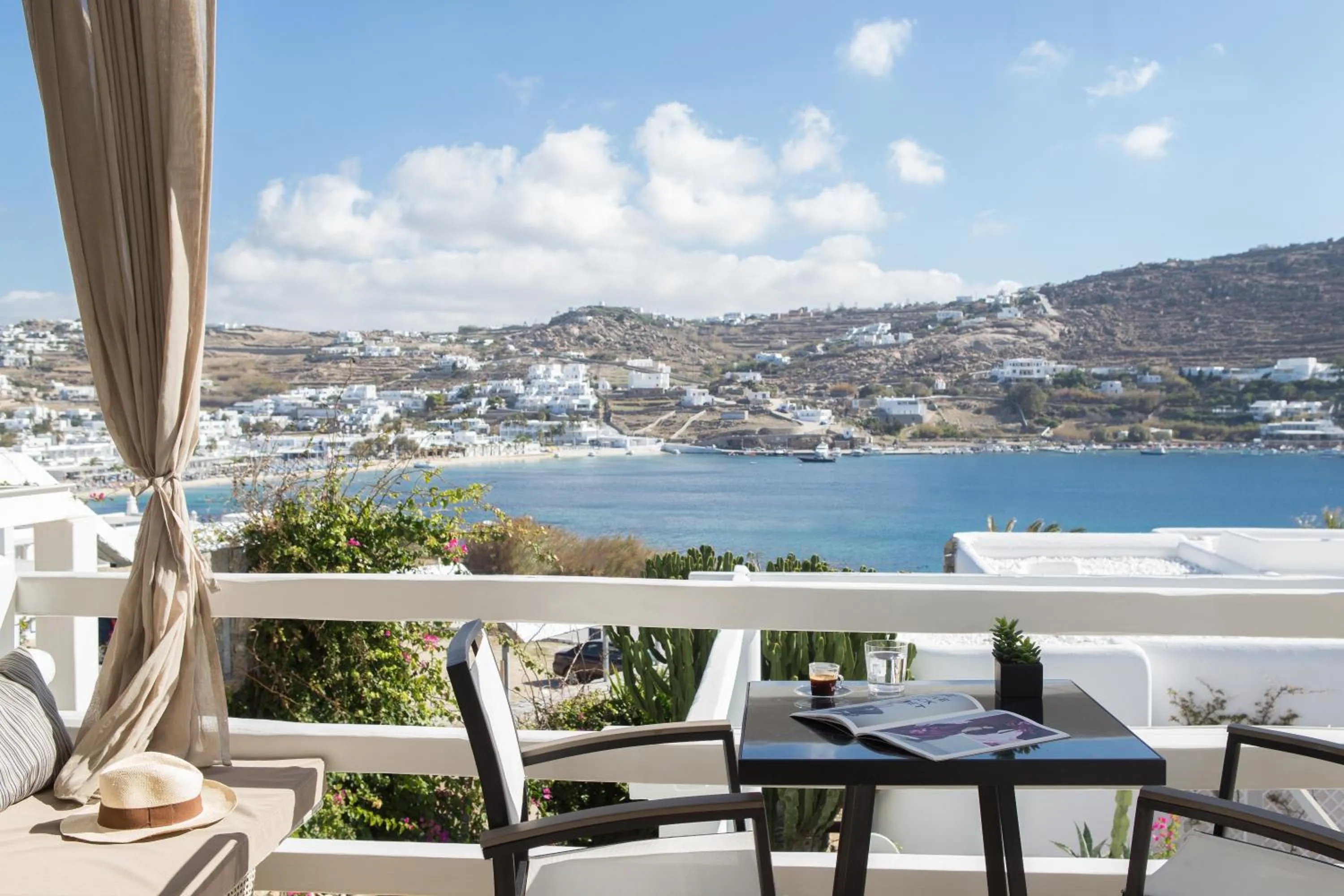 Balcony/Terrace in Kivotos Mykonos - Preferred Hotels & Resorts