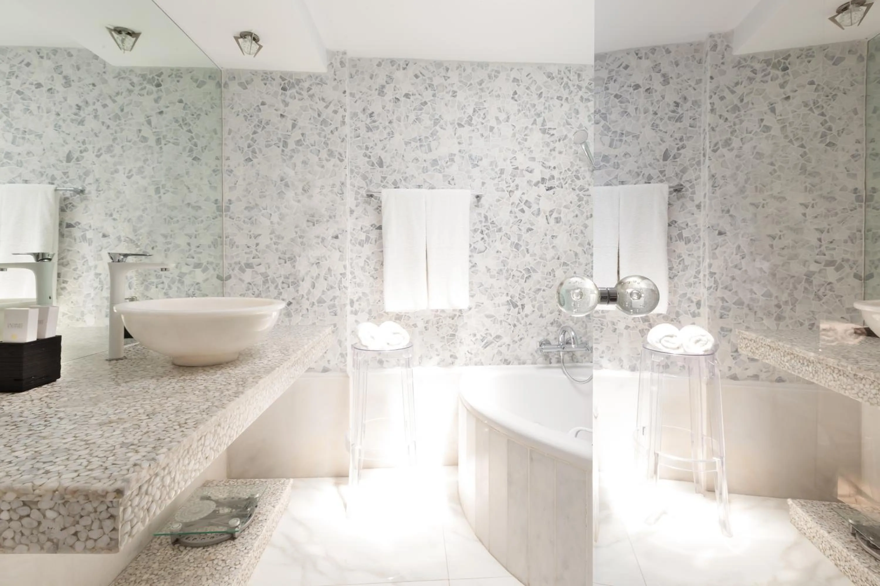 Bathroom in Kivotos Mykonos - Preferred Hotels & Resorts