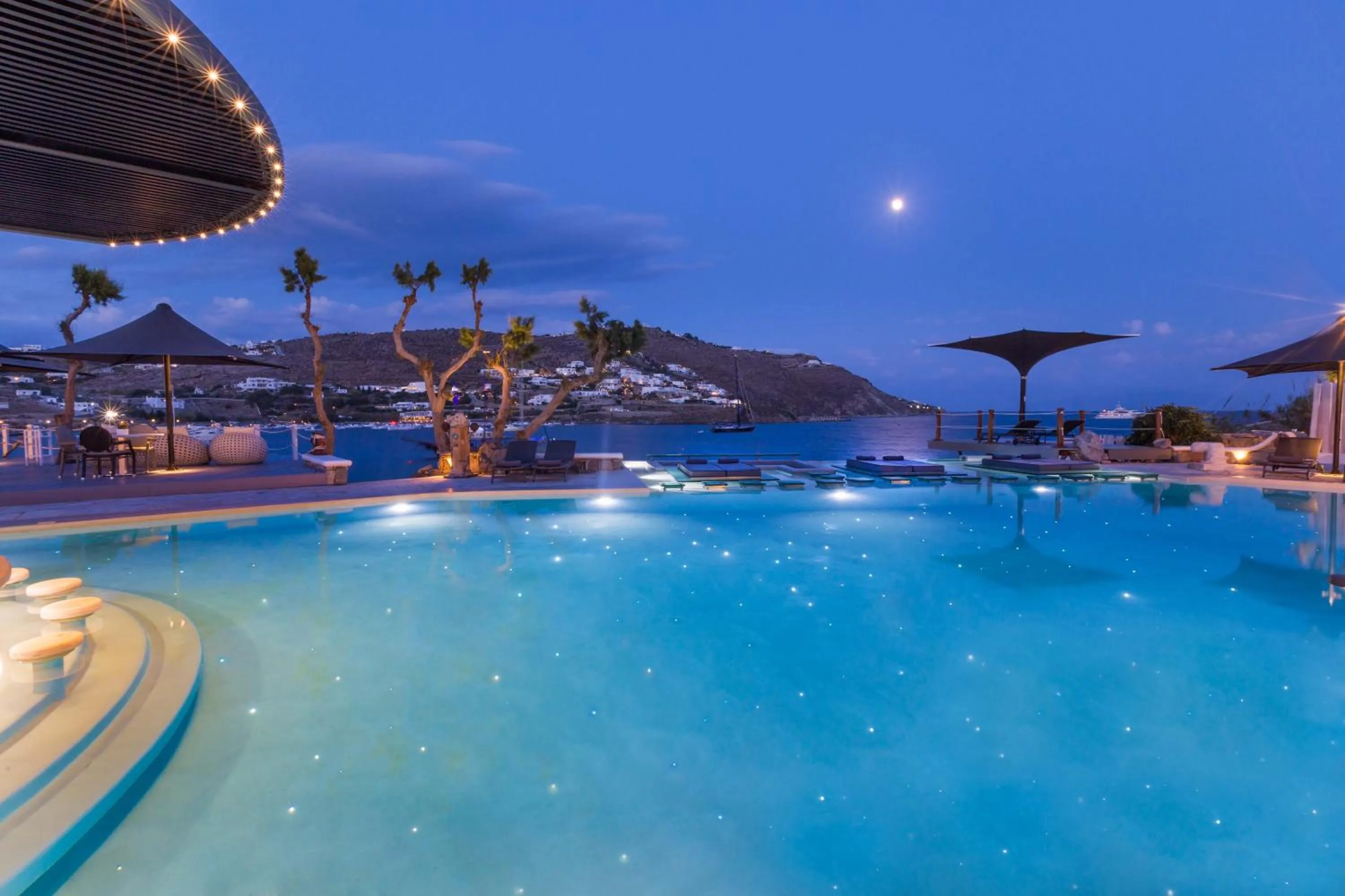 Swimming pool in Kivotos Mykonos - Preferred Hotels & Resorts