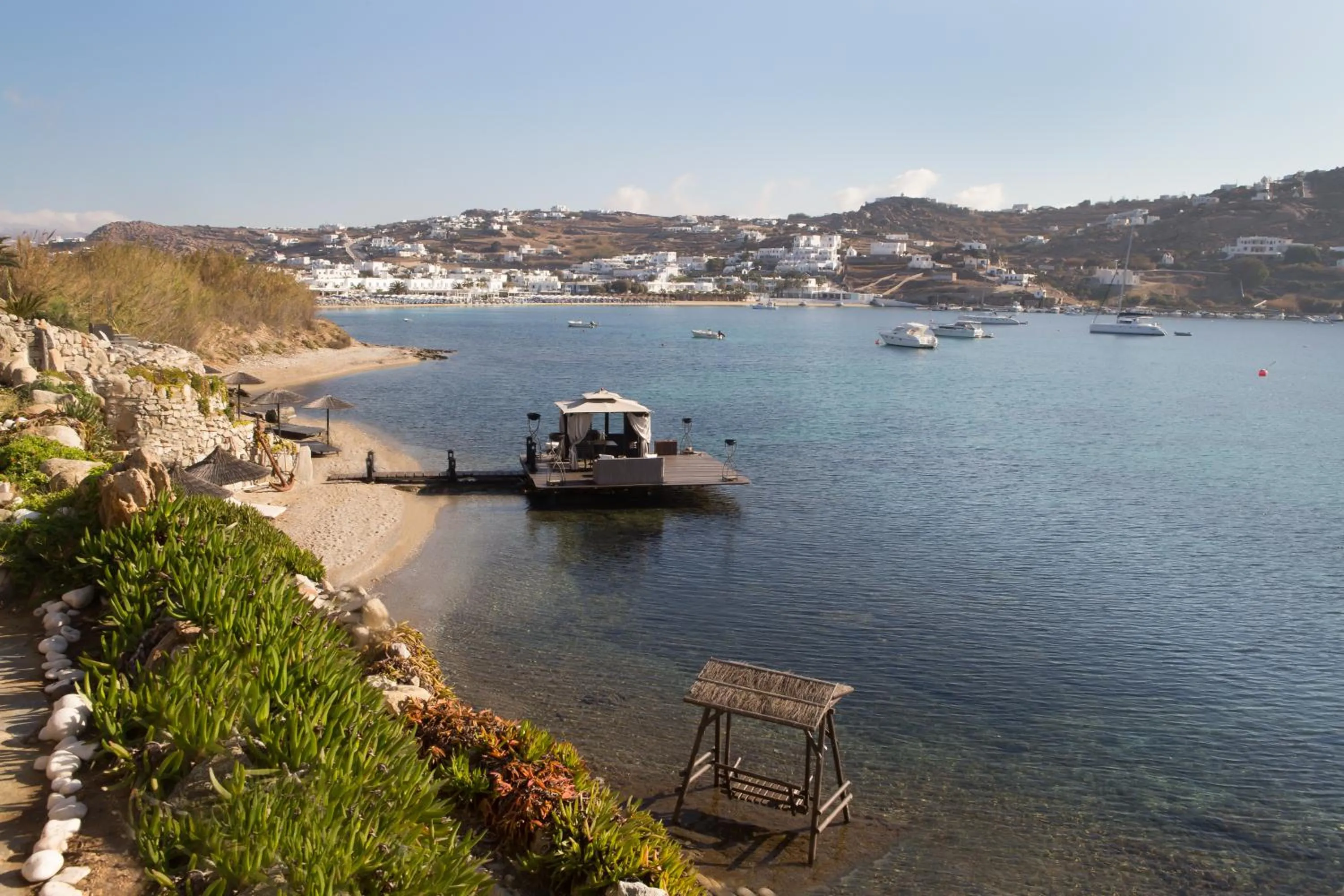 Beach in Kivotos Mykonos - Preferred Hotels & Resorts