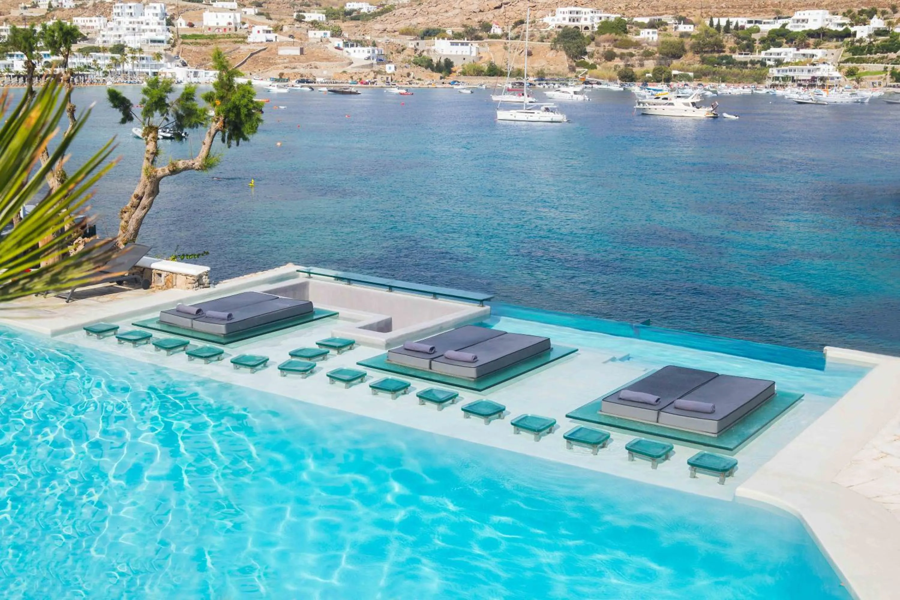 Swimming pool in Kivotos Mykonos - Preferred Hotels & Resorts
