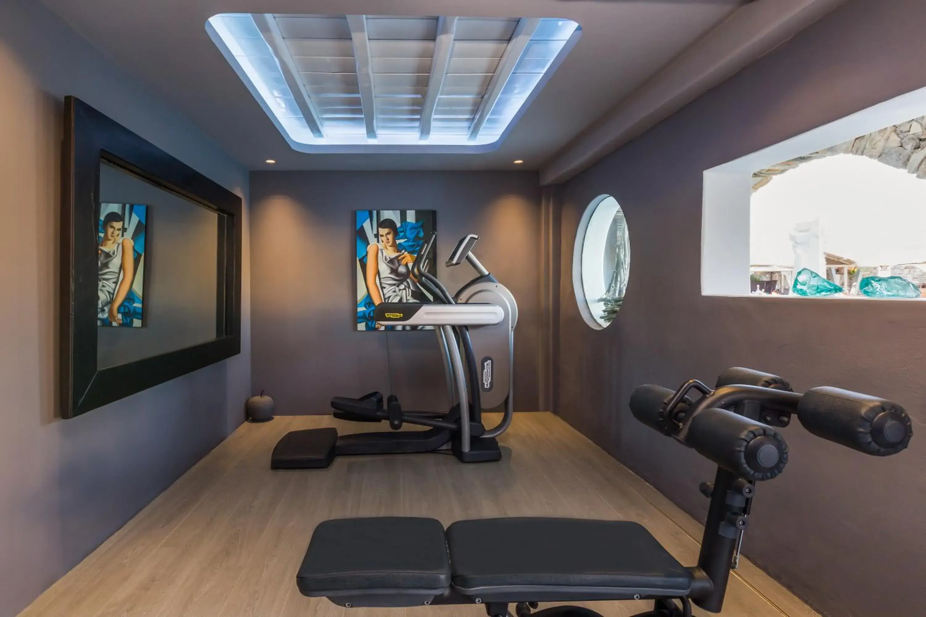 Fitness centre/facilities in Kivotos Mykonos - Preferred Hotels & Resorts Fitness centre/facilities in Kivotos Mykonos - Preferred Hotels & Resorts