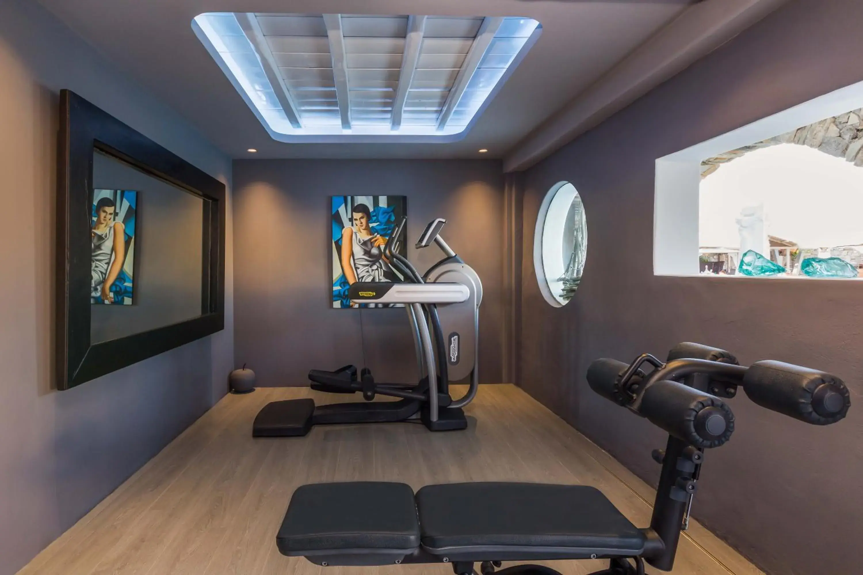 Fitness centre/facilities in Kivotos Mykonos - Preferred Hotels & Resorts Fitness centre/facilities in Kivotos Mykonos - Preferred Hotels & Resorts