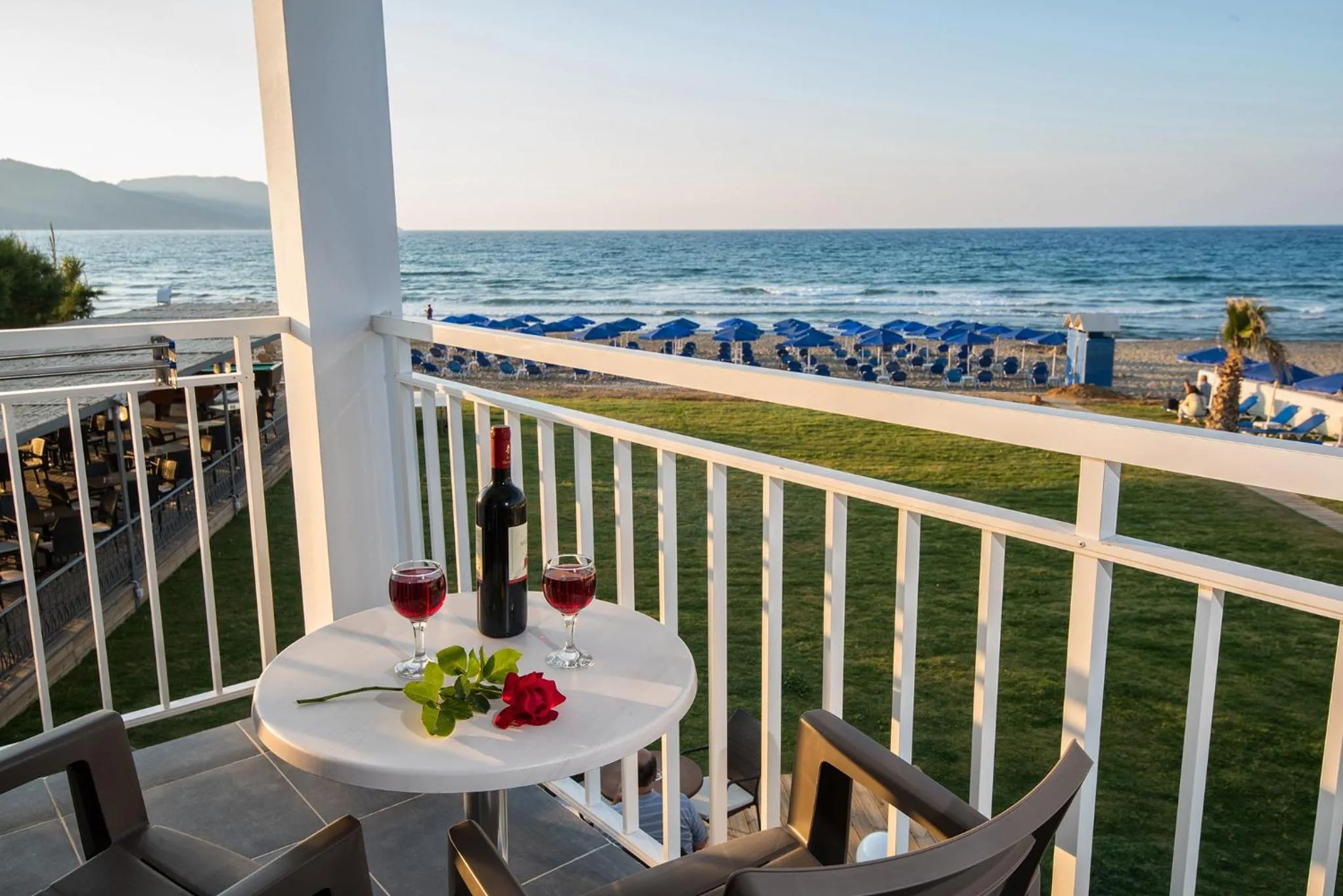 Balcony/Terrace in Happy Days Beach Hotel