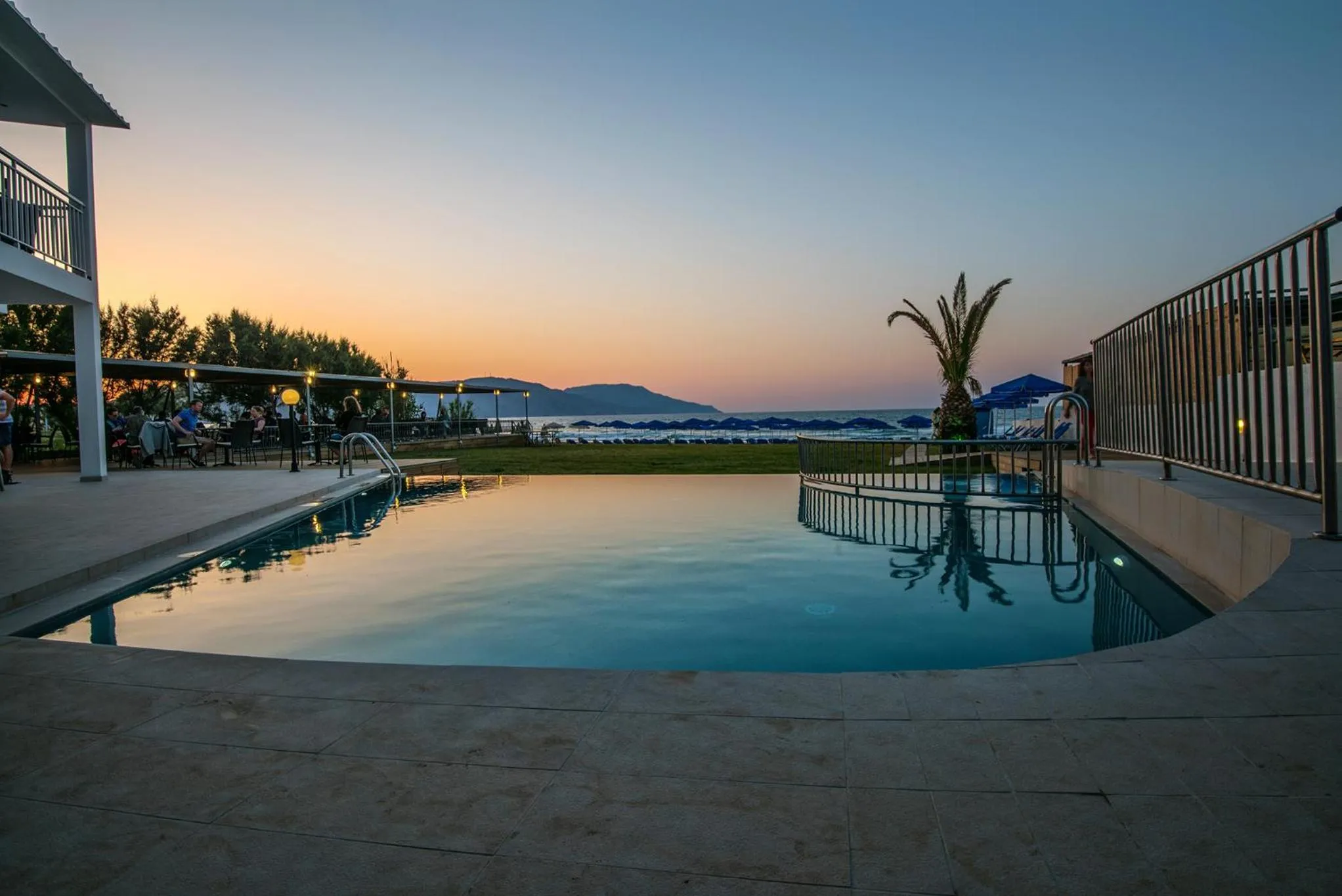 Patio in Happy Days Beach Hotel