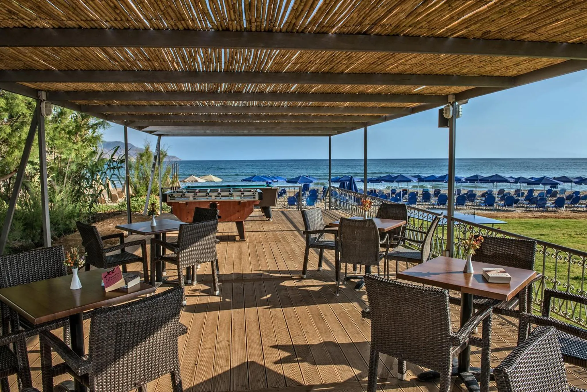 Patio in Happy Days Beach Hotel
