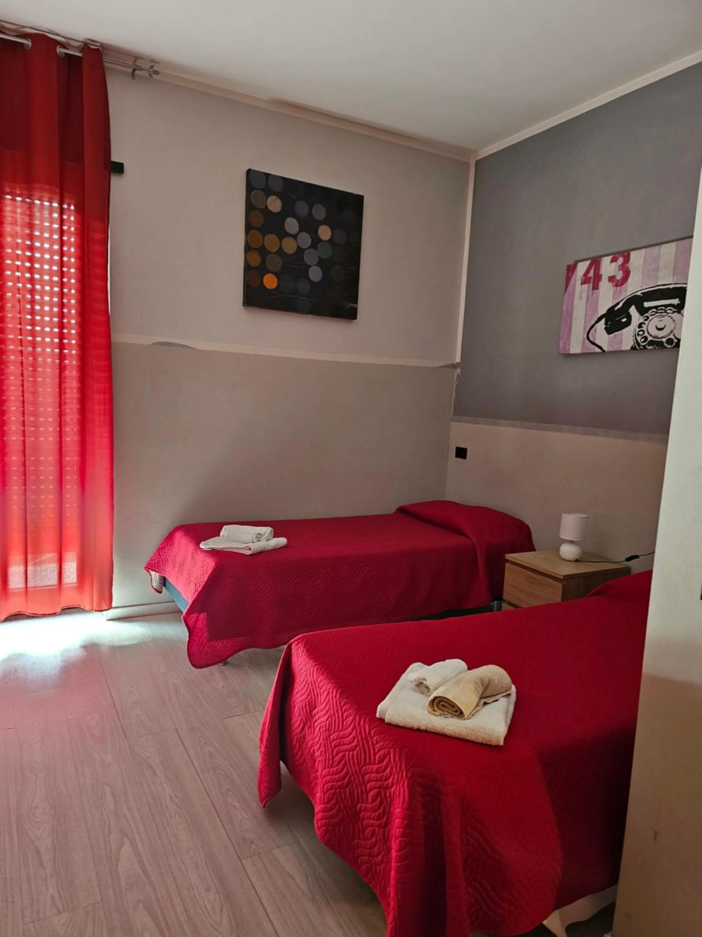 Bed in Hotel Arcadia