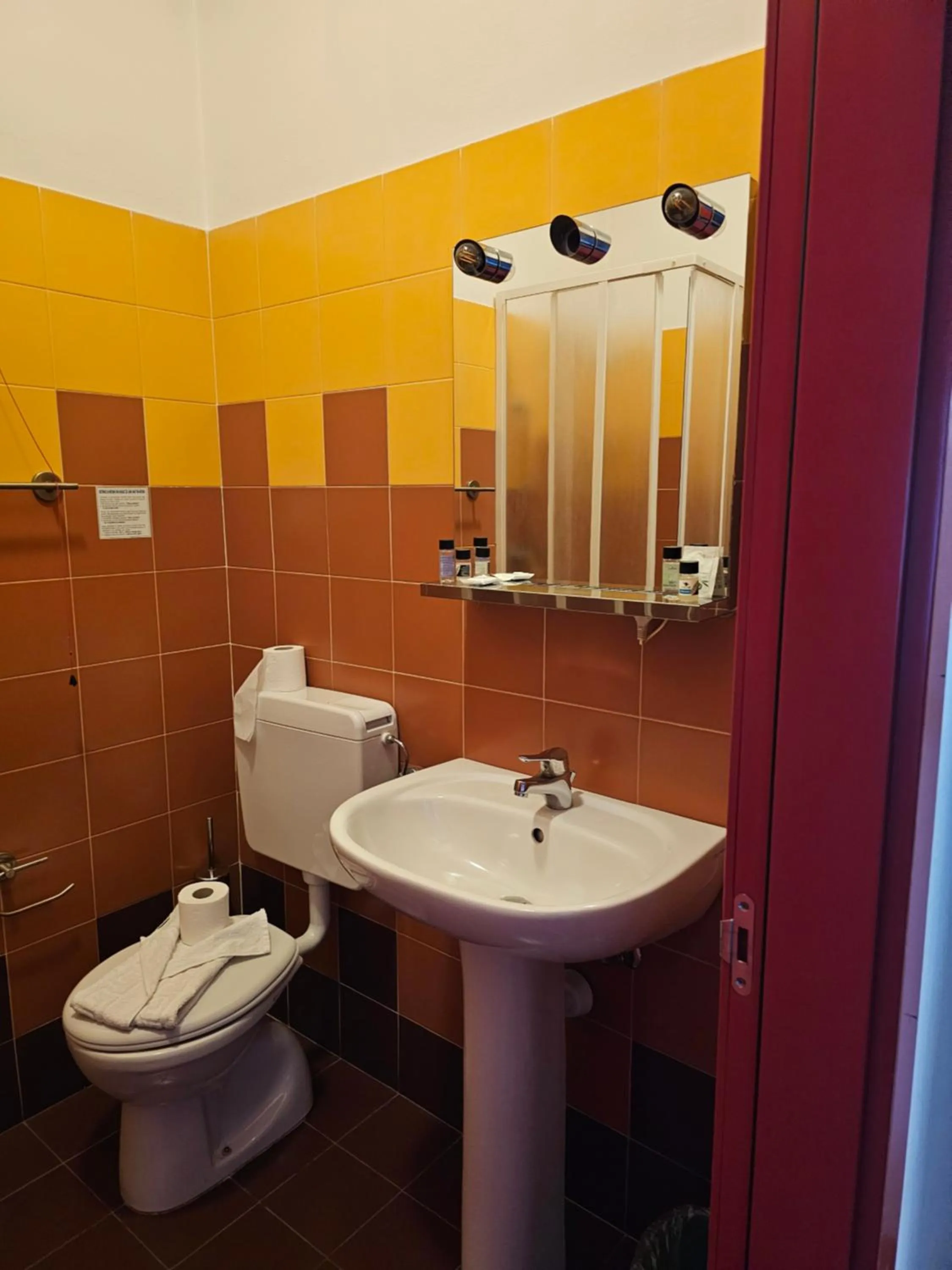 Shower in Hotel Arcadia