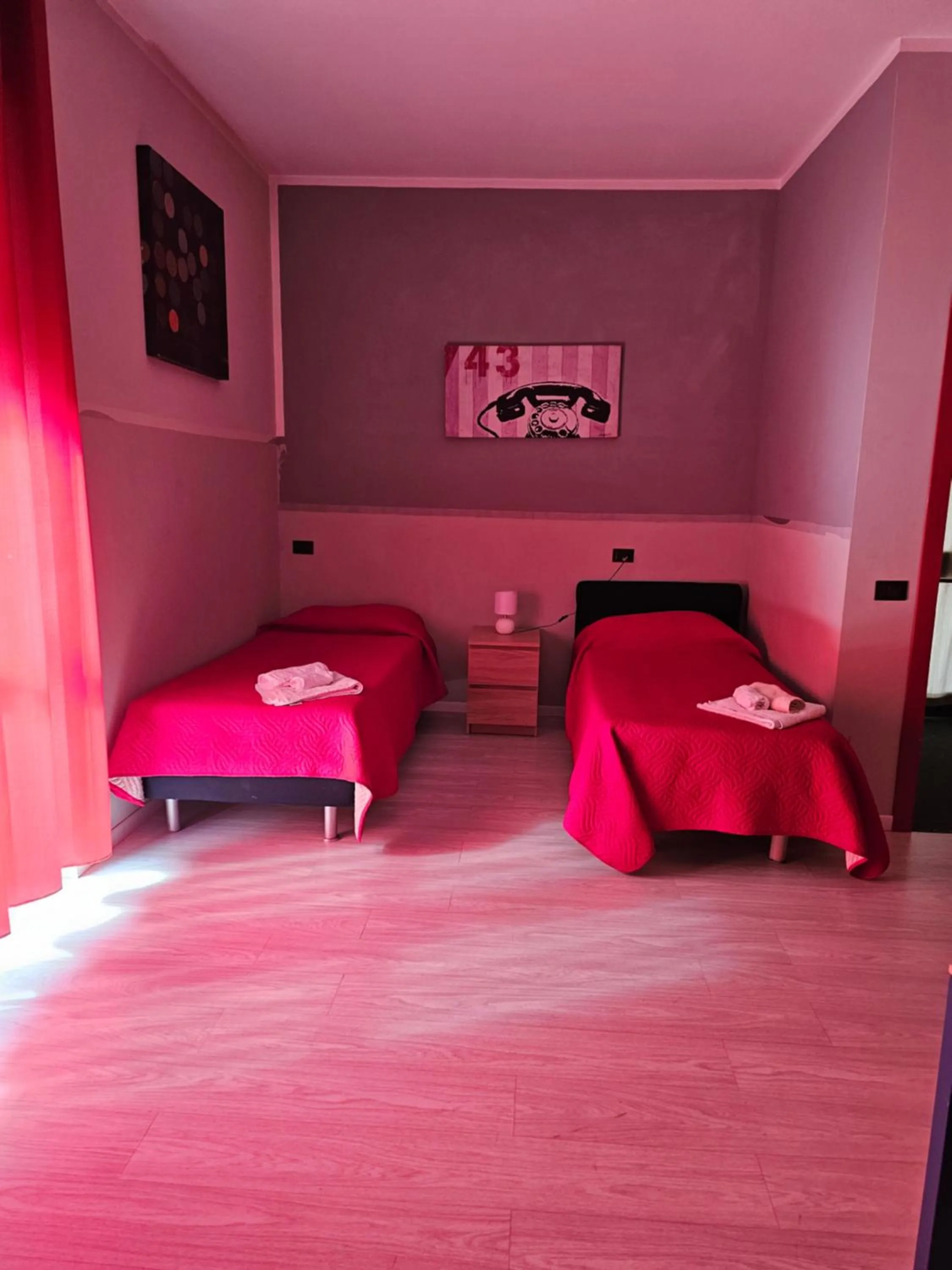 Bed in Hotel Arcadia