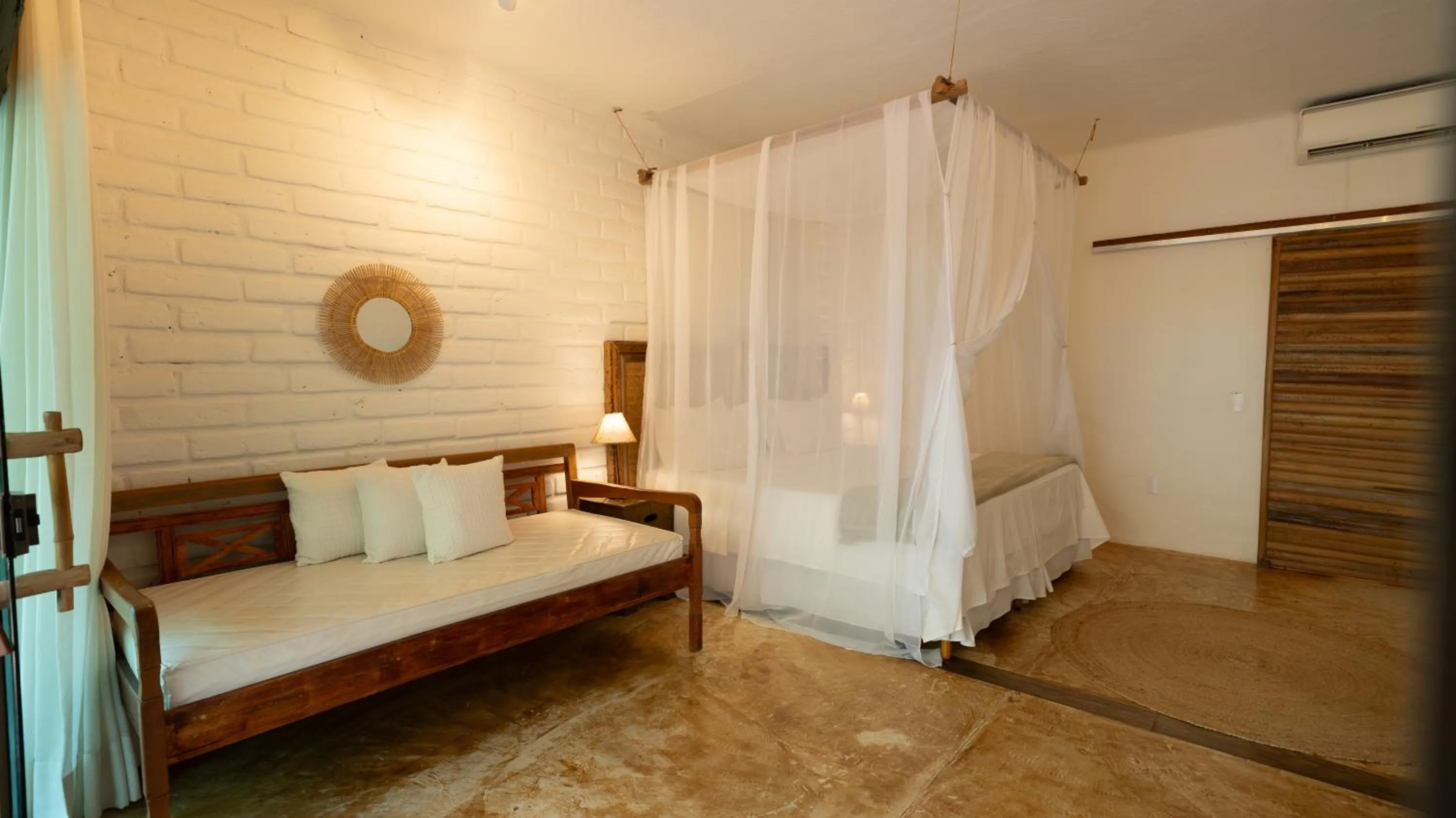 Bed in Baguá Bangalôs