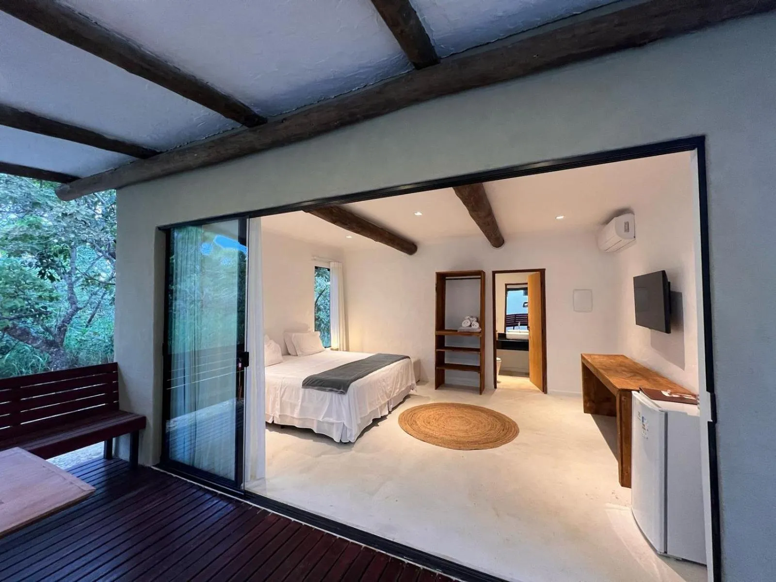Bed in Baguá Bangalôs