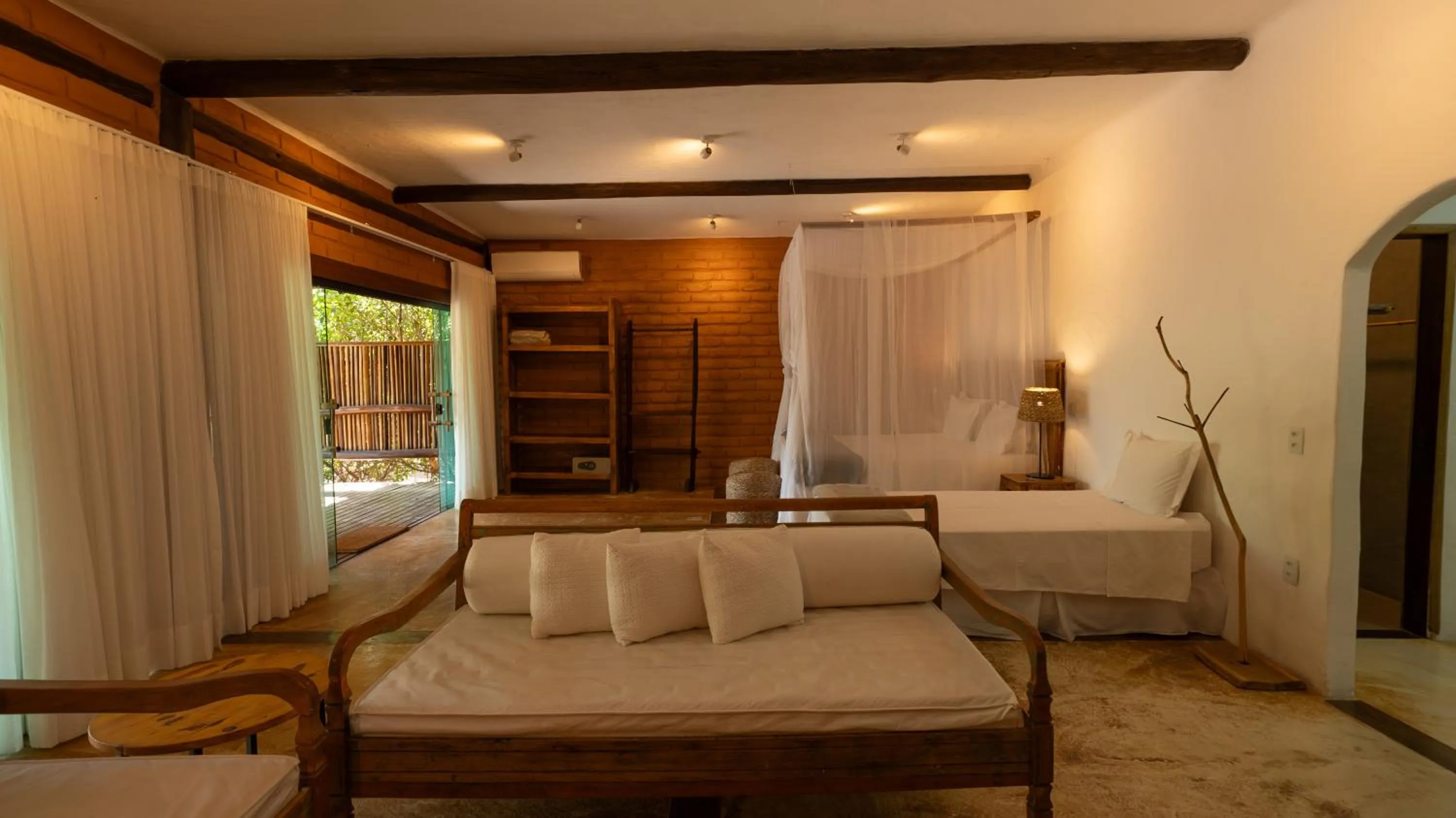 Bed in Baguá Bangalôs