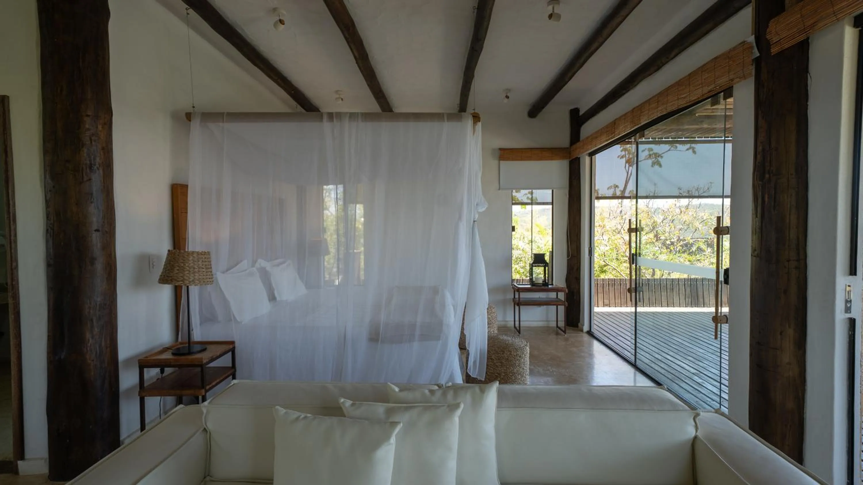 Bed in Baguá Bangalôs