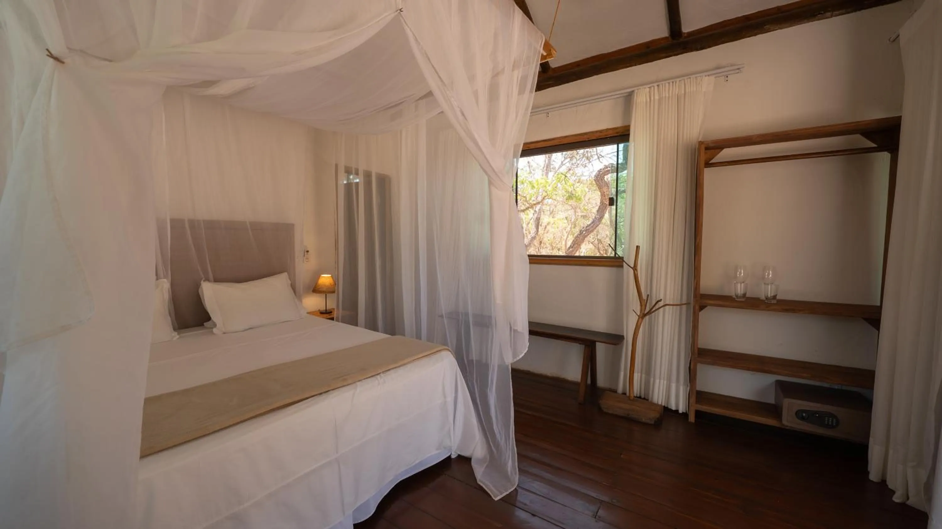 Bed in Baguá Bangalôs