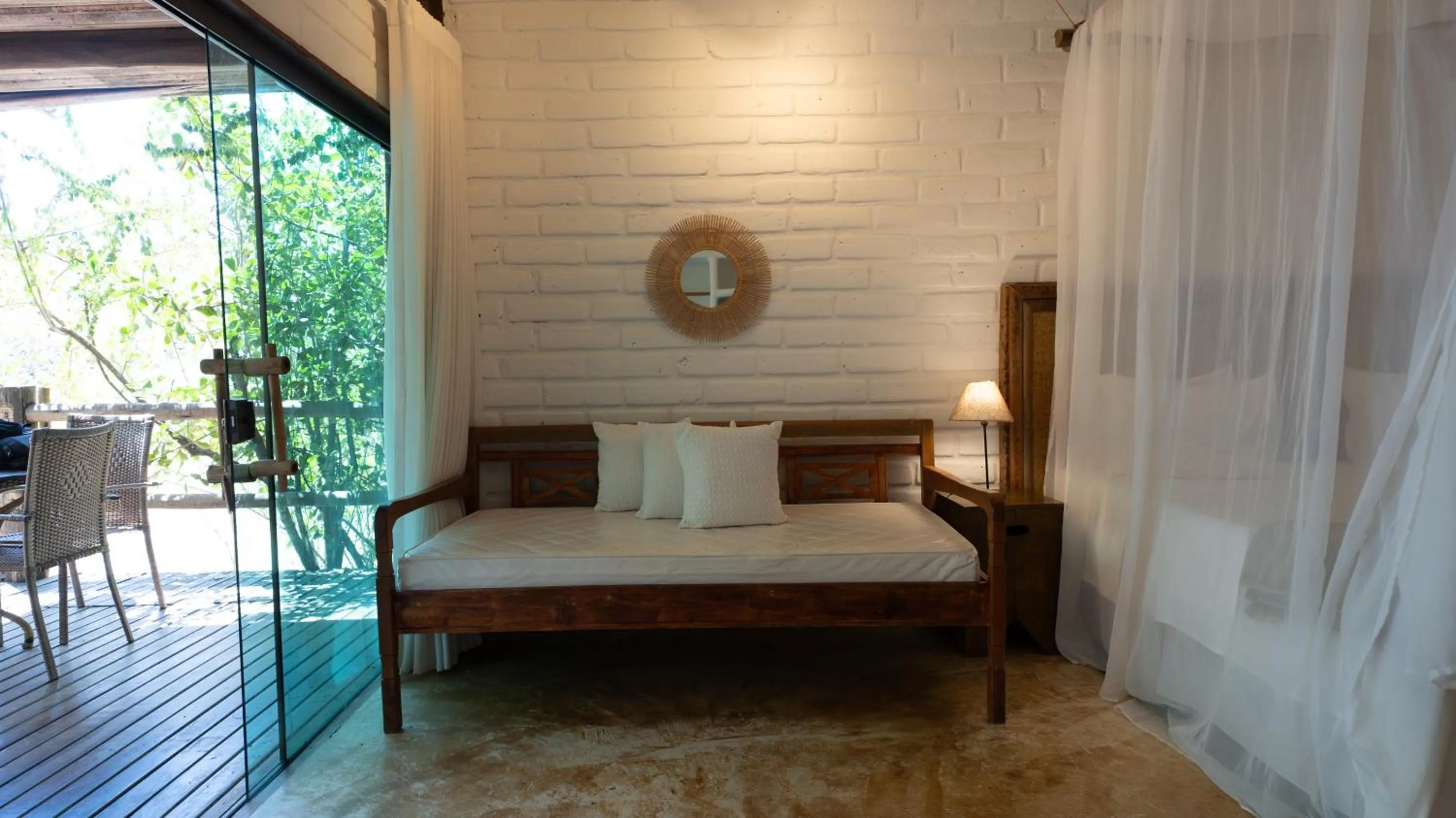 Bed in Baguá Bangalôs