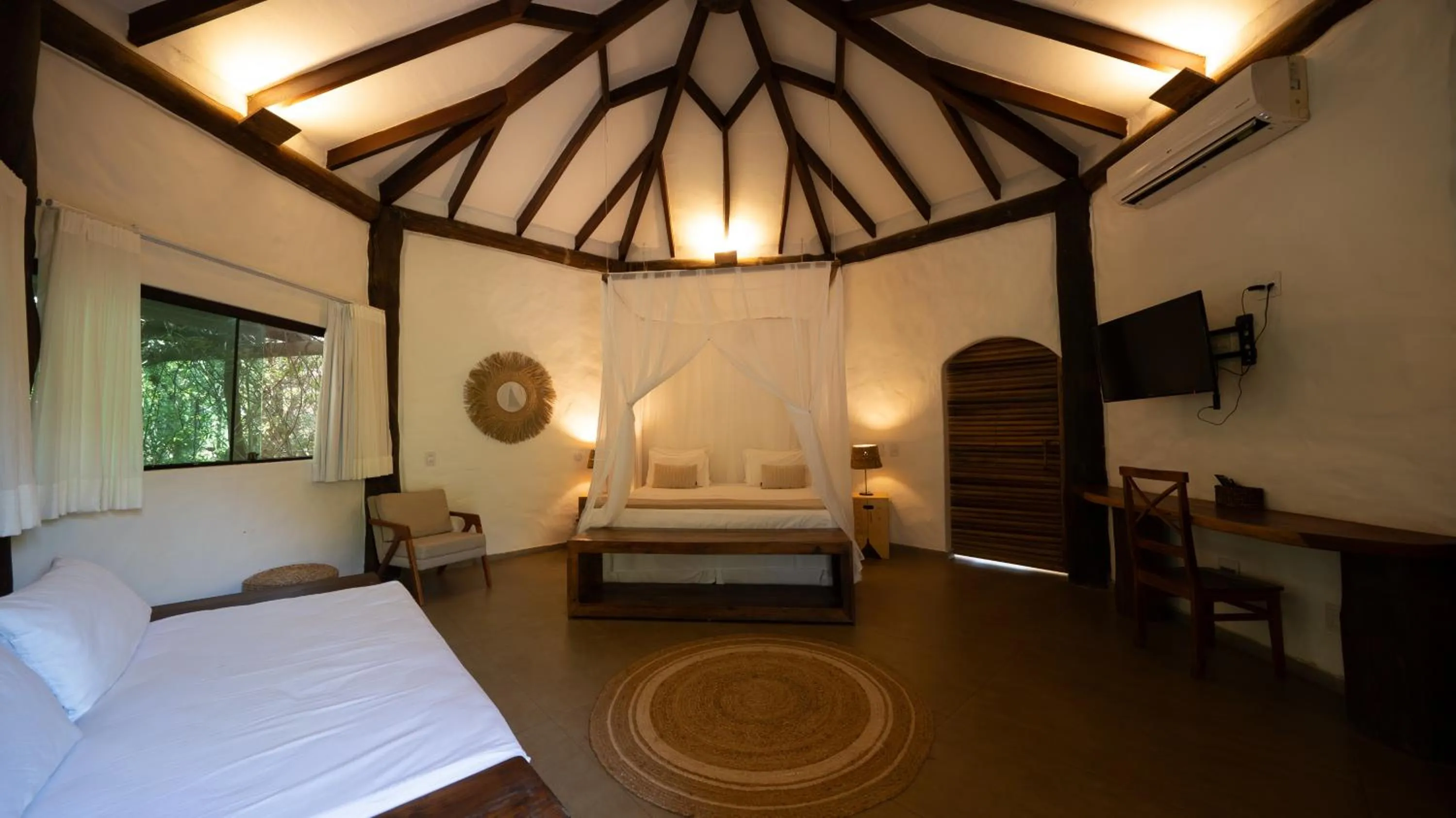 Bed in Baguá Bangalôs