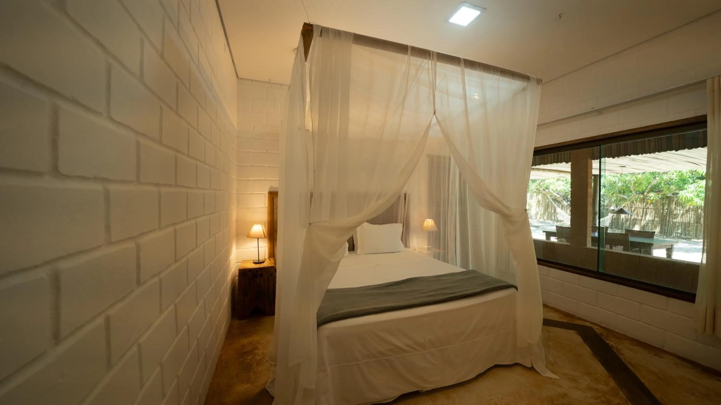 Bed in Baguá Bangalôs