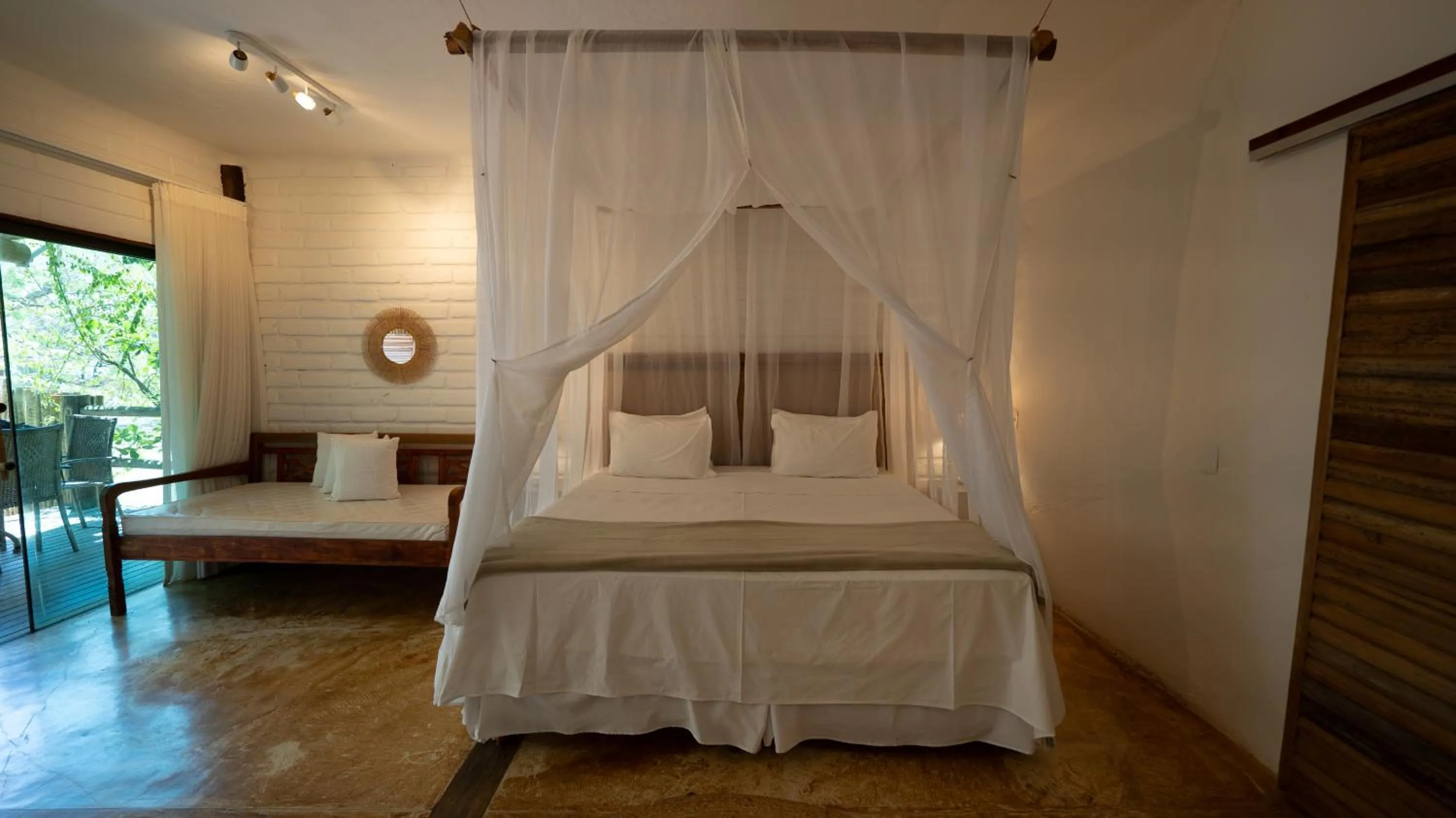 Bed in Baguá Bangalôs