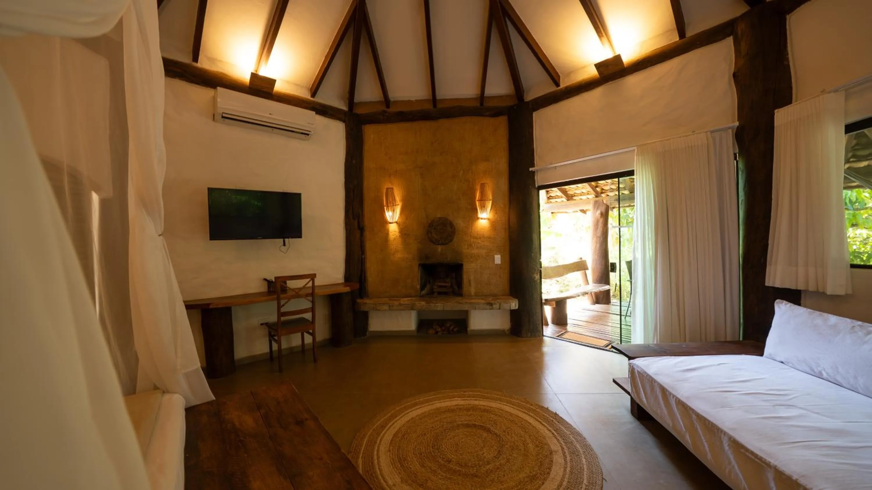 Bed in Baguá Bangalôs