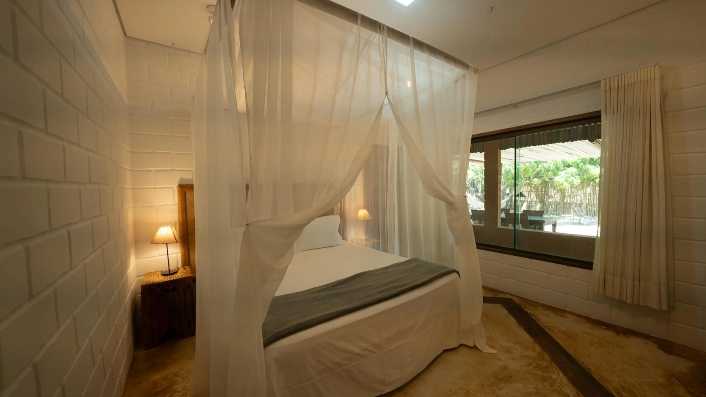 Bed in Baguá Bangalôs