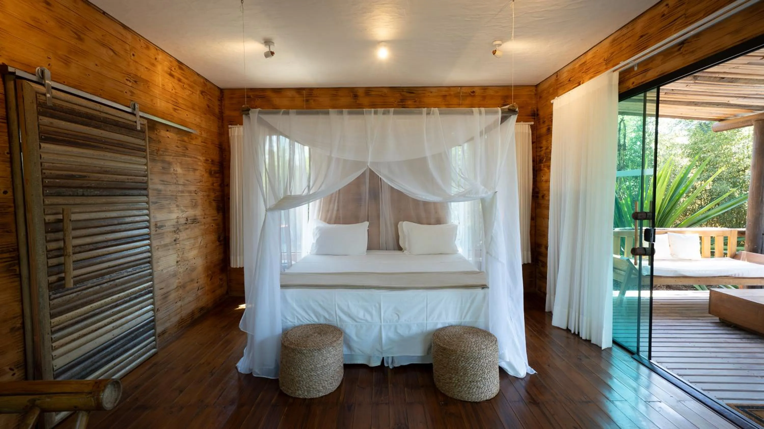 Bed in Baguá Bangalôs