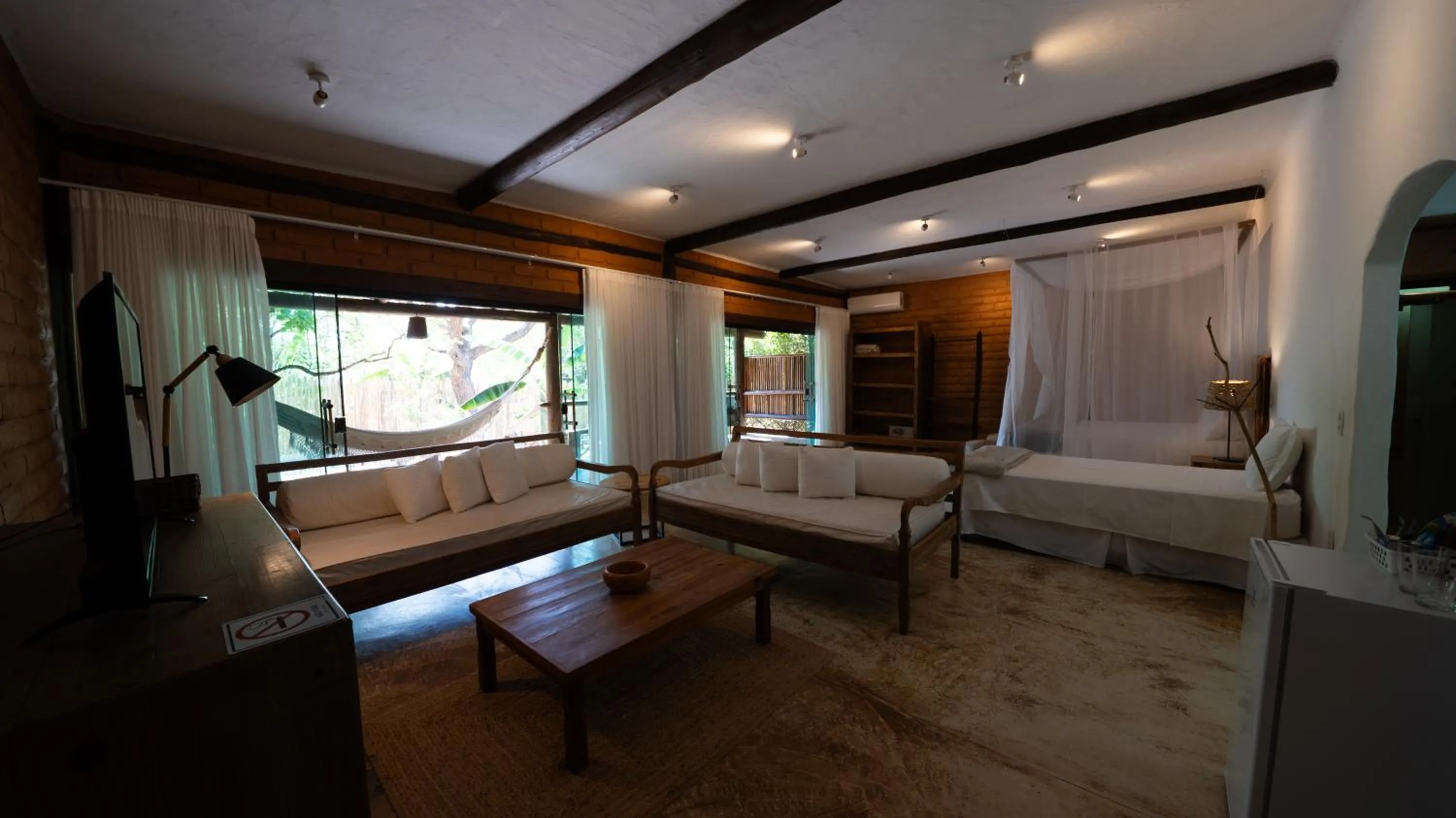 Bed in Baguá Bangalôs
