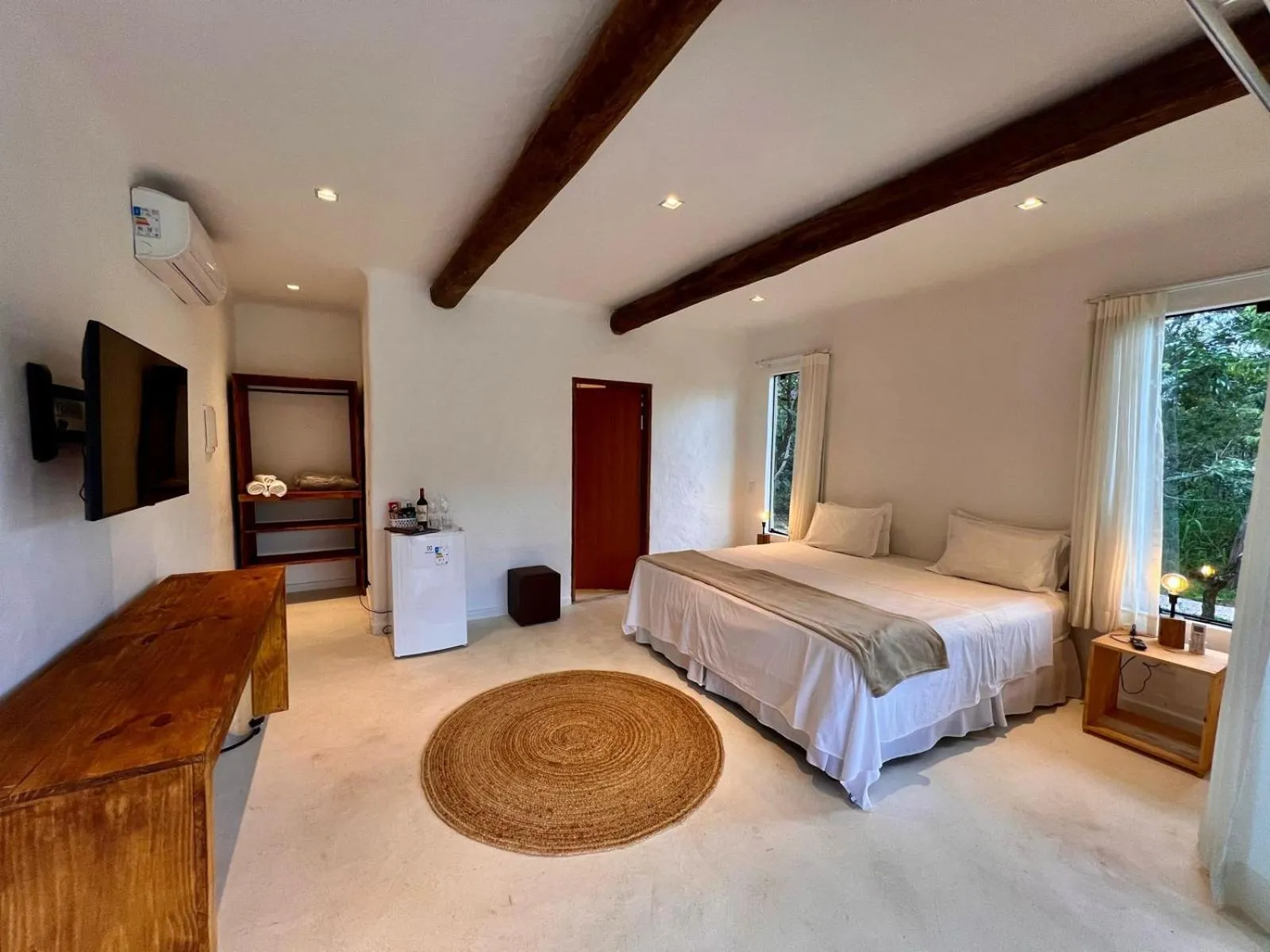 Bed in Baguá Bangalôs