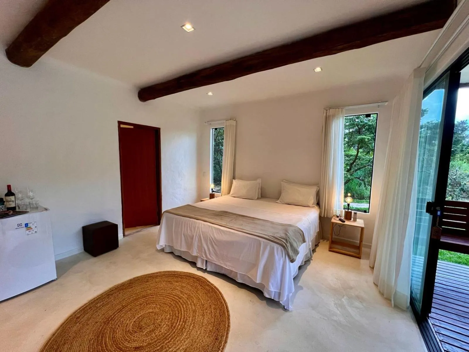 Bed in Baguá Bangalôs