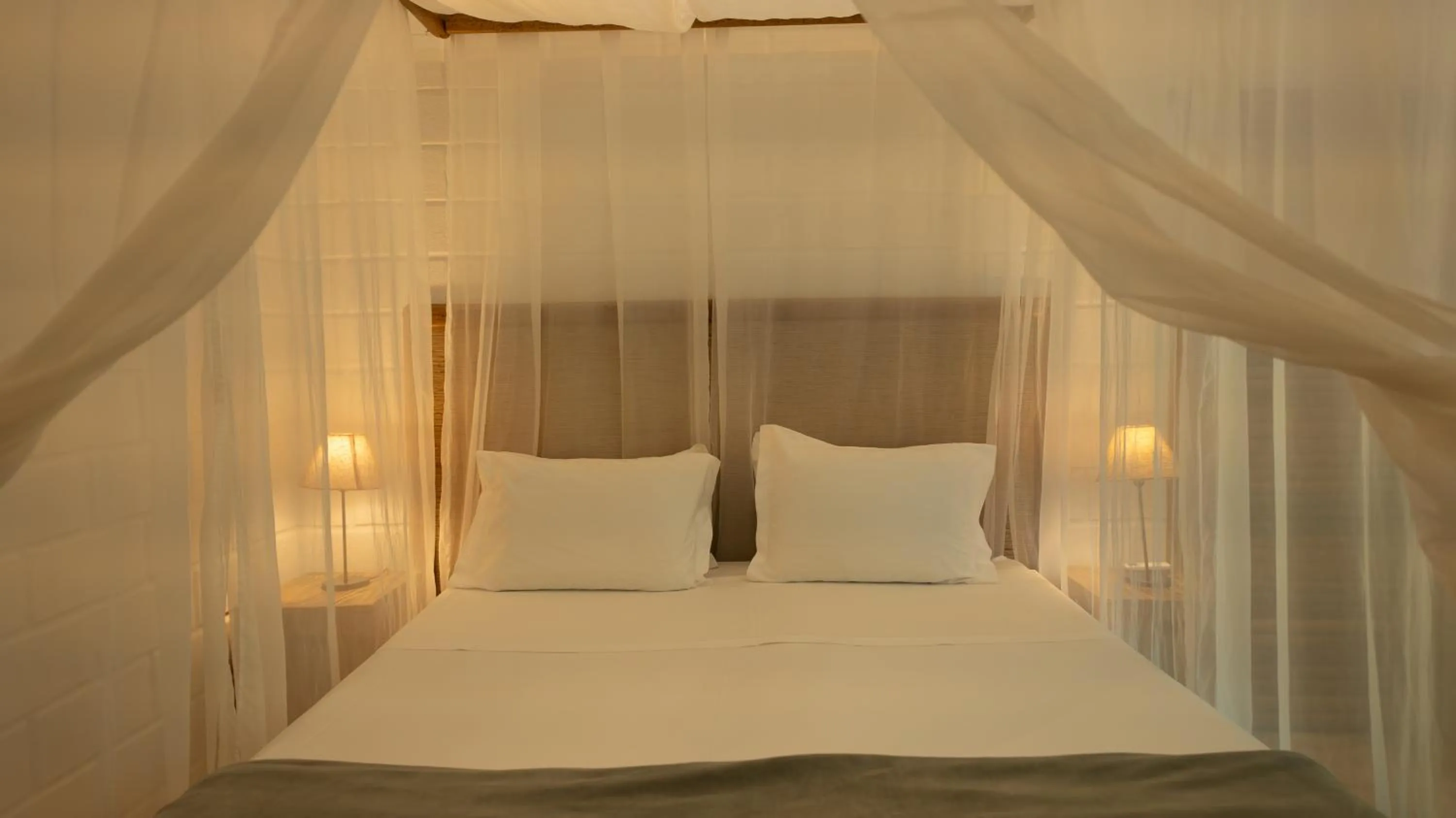 Bed in Baguá Bangalôs
