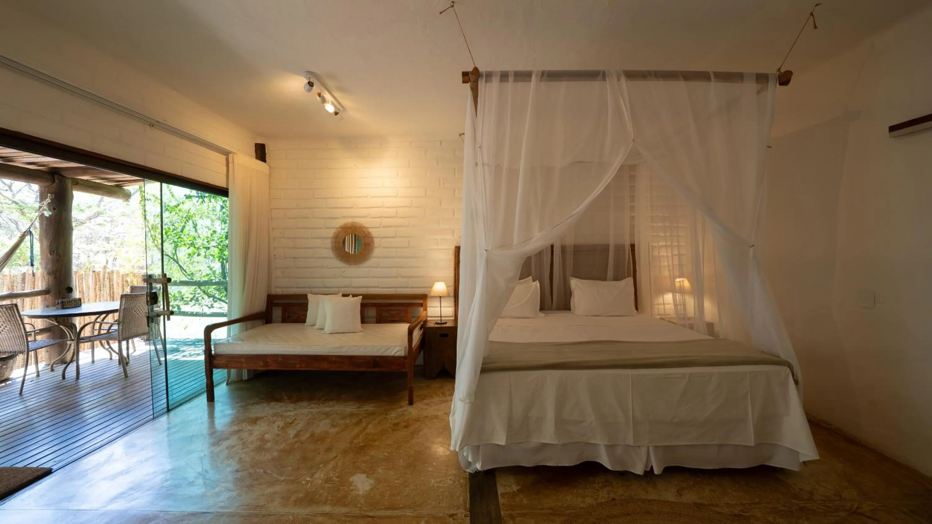 Bed in Baguá Bangalôs