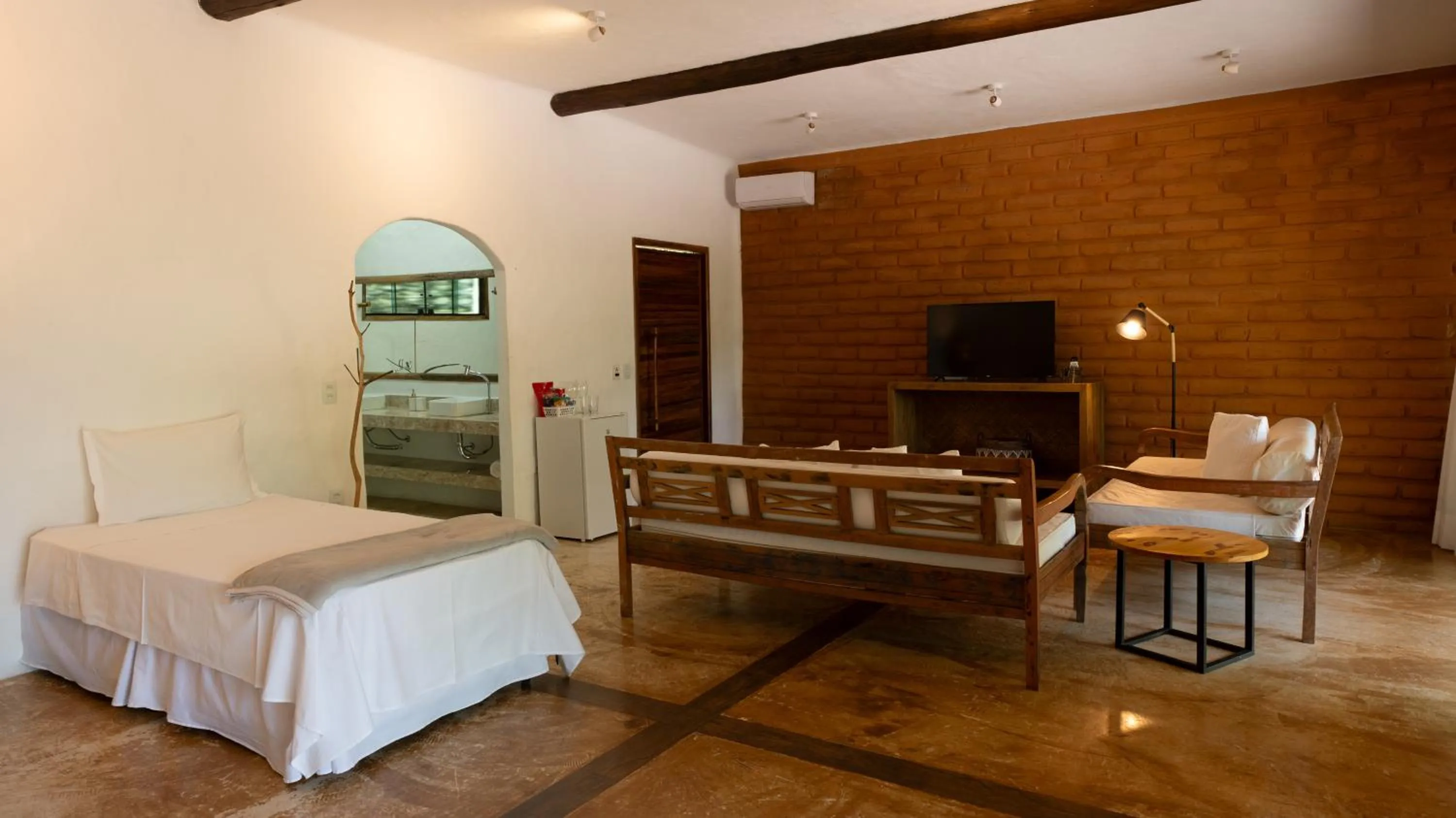 Bed in Baguá Bangalôs