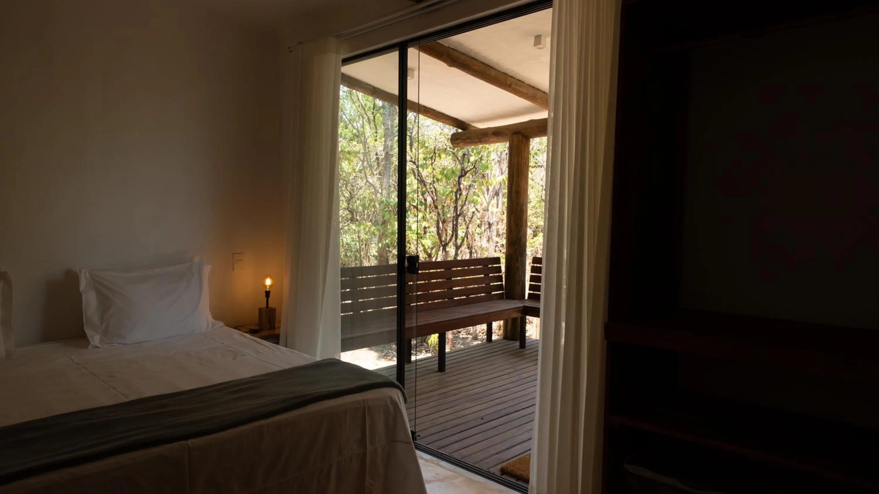 Bed in Baguá Bangalôs