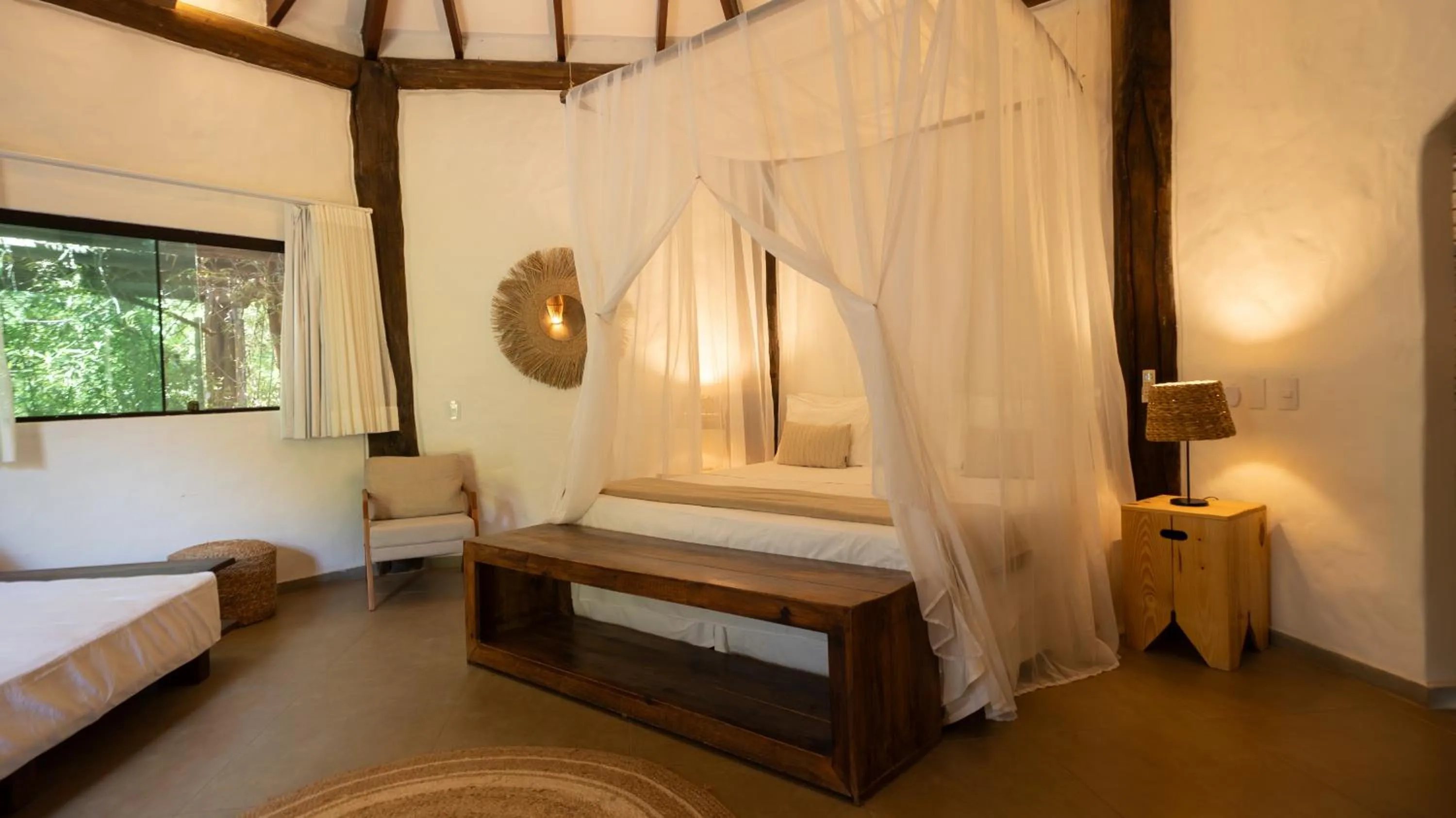 Bed in Baguá Bangalôs