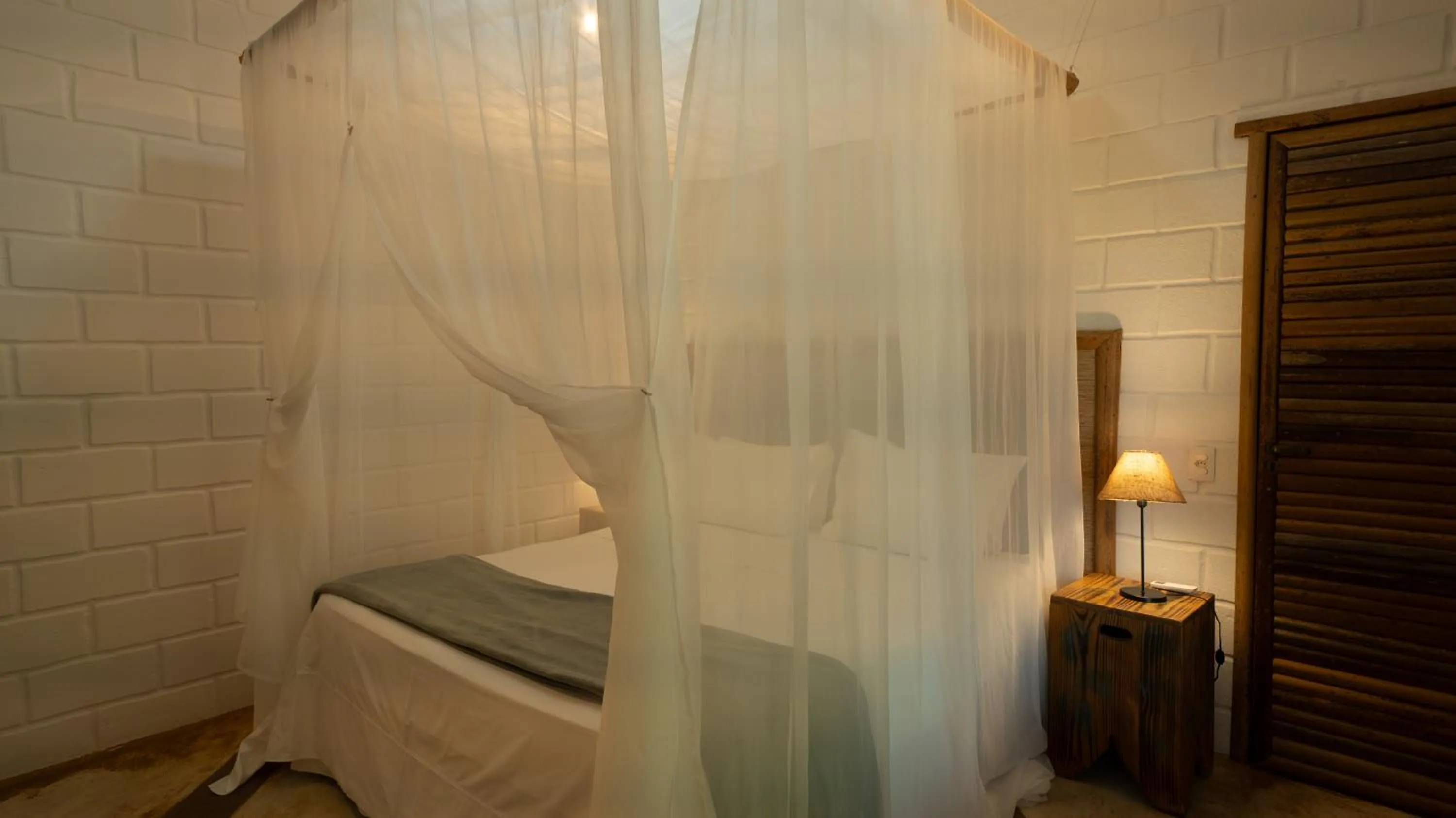 Bed in Baguá Bangalôs