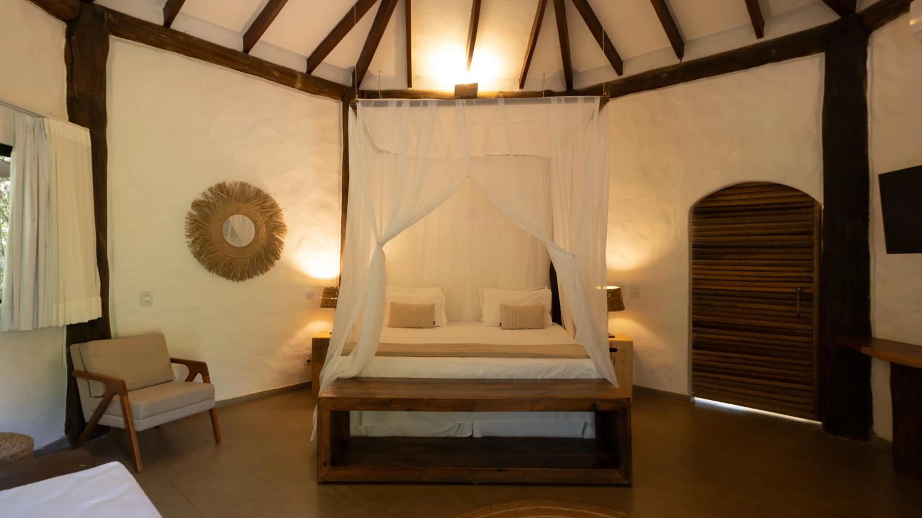 Bed in Baguá Bangalôs