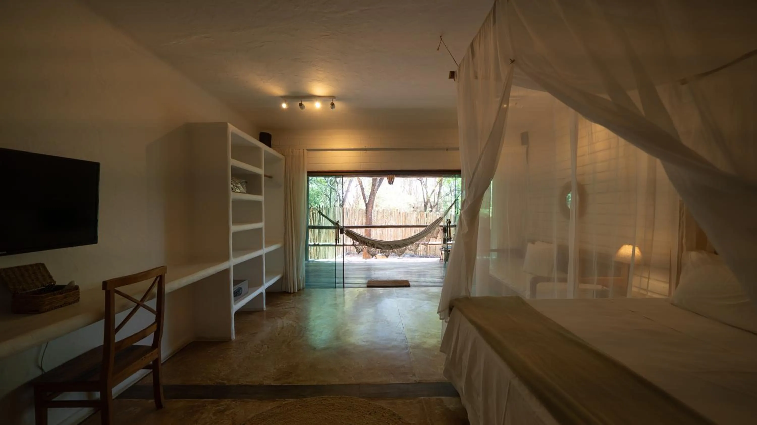 Bed in Baguá Bangalôs