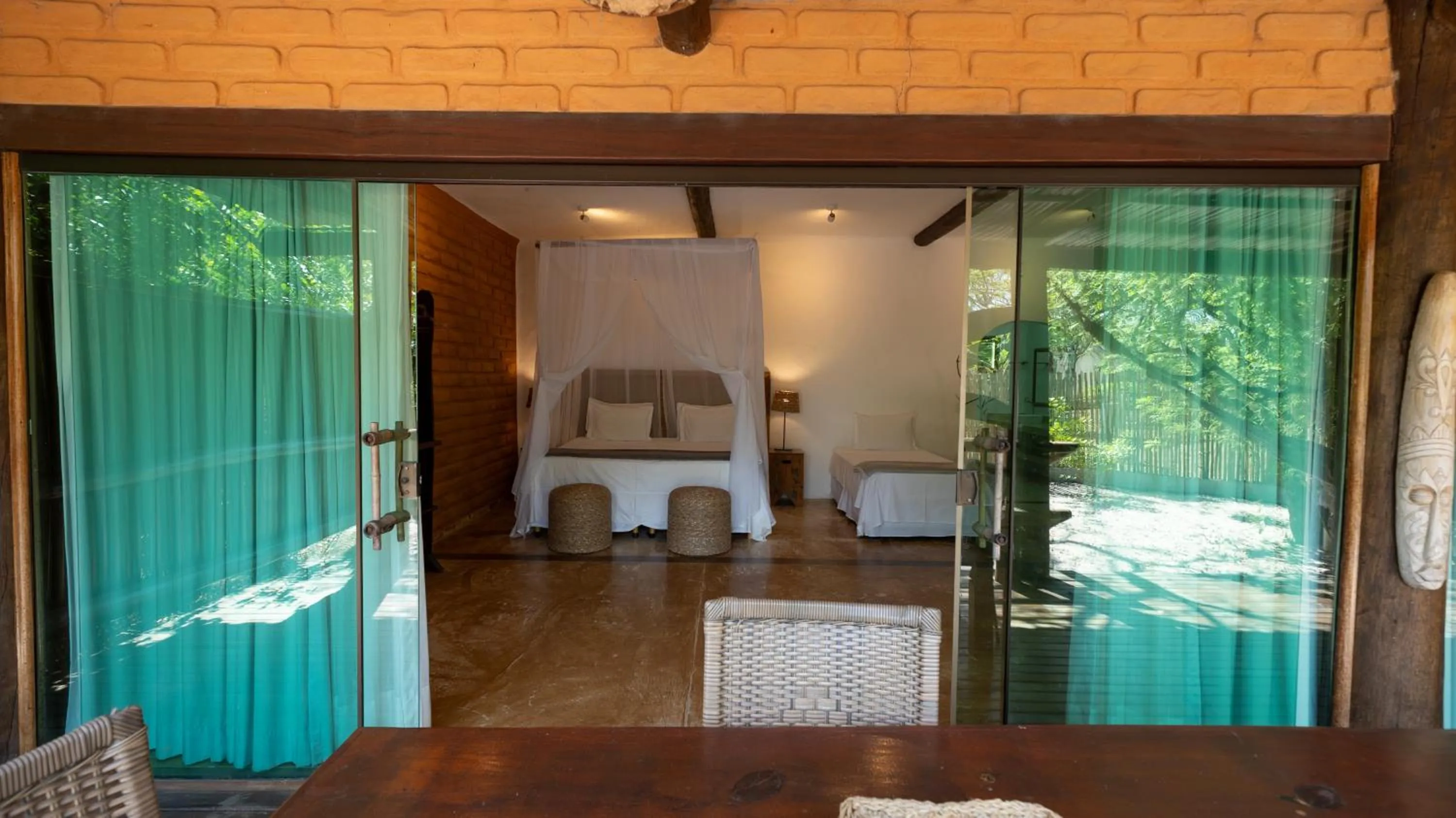 Bed in Baguá Bangalôs